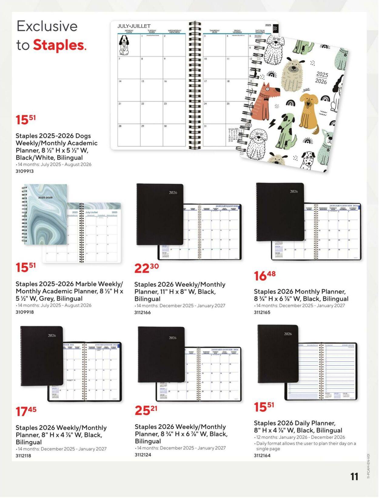 Flyer Staples 15.08.2025 - 31.01.2026
