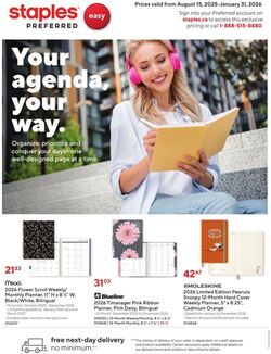 Flyer Staples 04.09.2024 - 04.09.2025