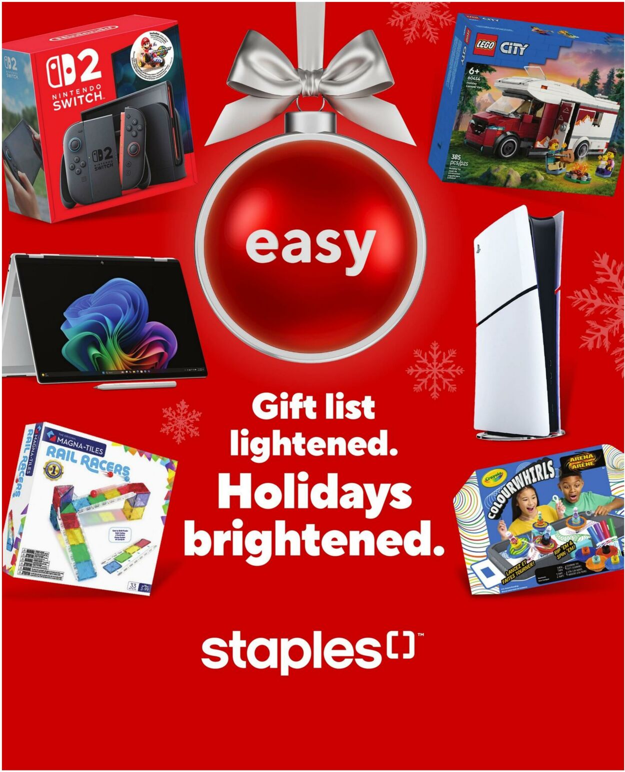Flyer Staples 07.11.2025 - 02.01.2026