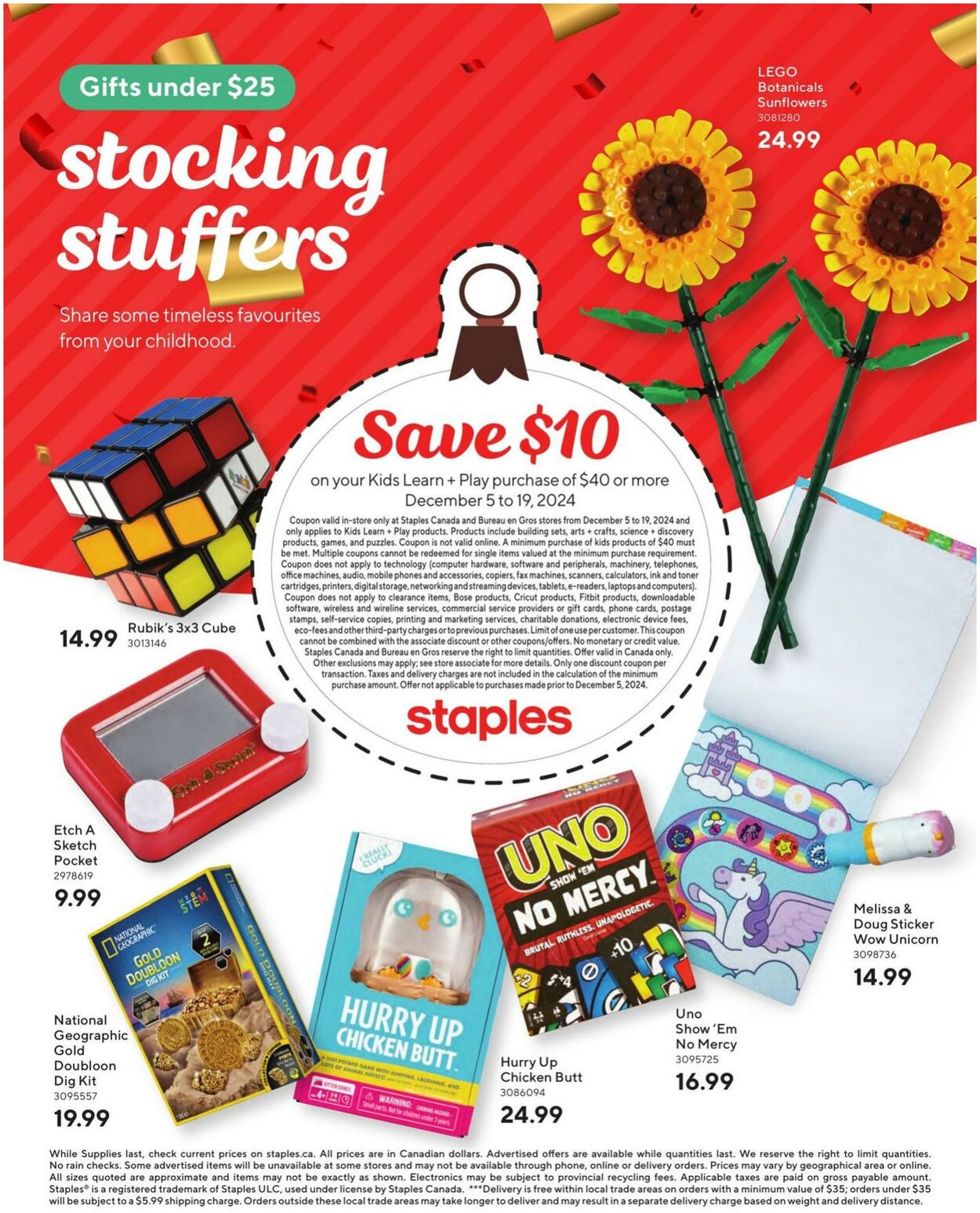 Flyer Staples 20.11.2024 - 24.12.2024