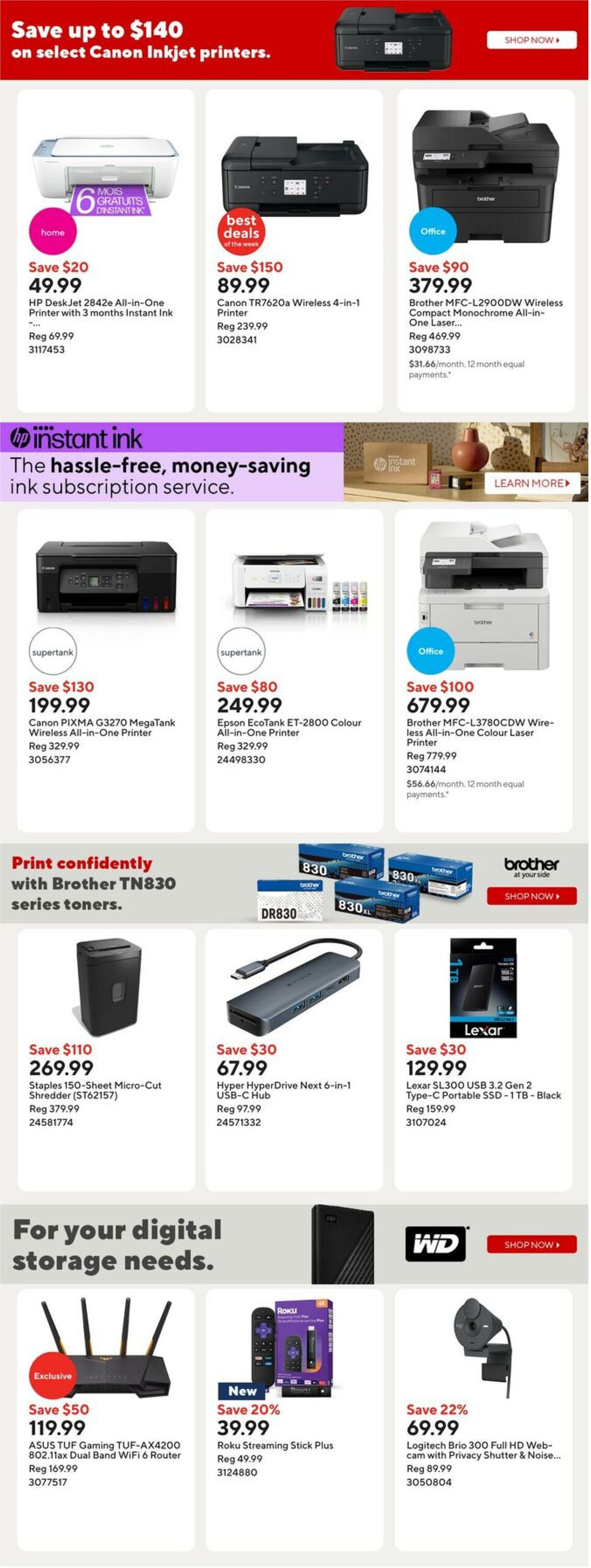 Flyer Staples 08.08.2025 - 14.08.2025
