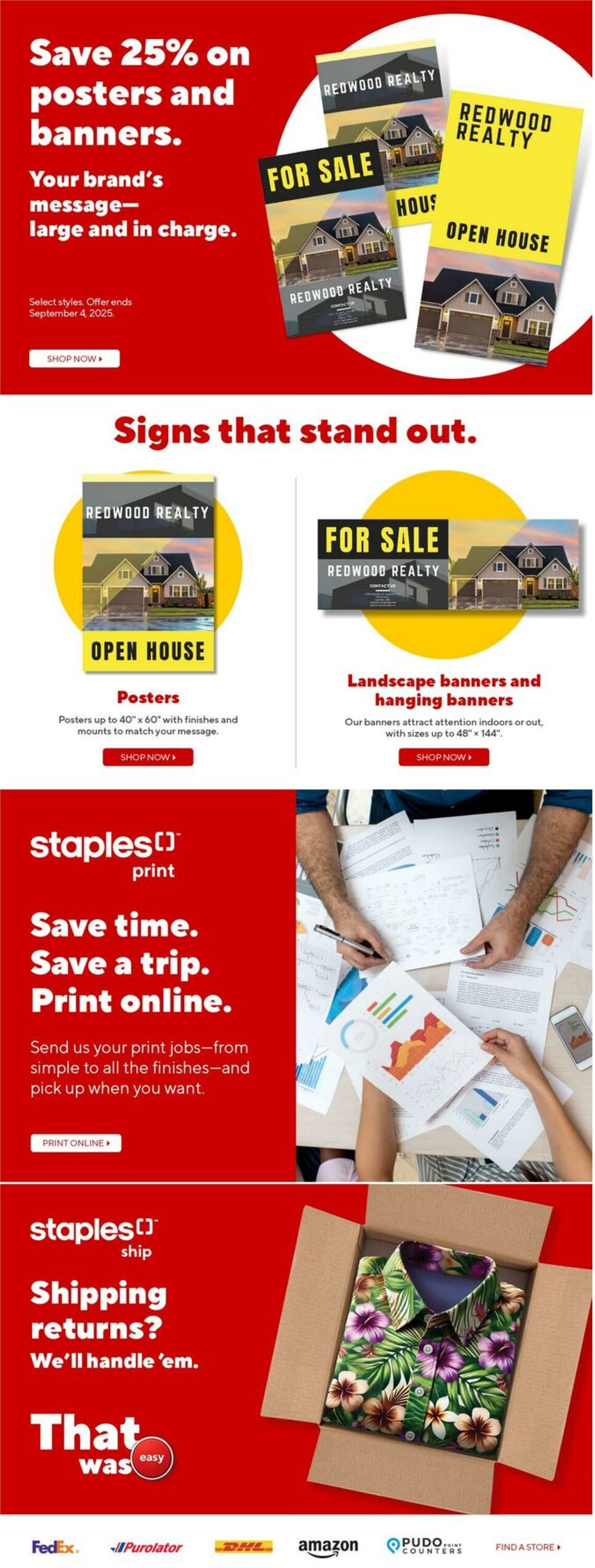 Flyer Staples 08.08.2025 - 14.08.2025