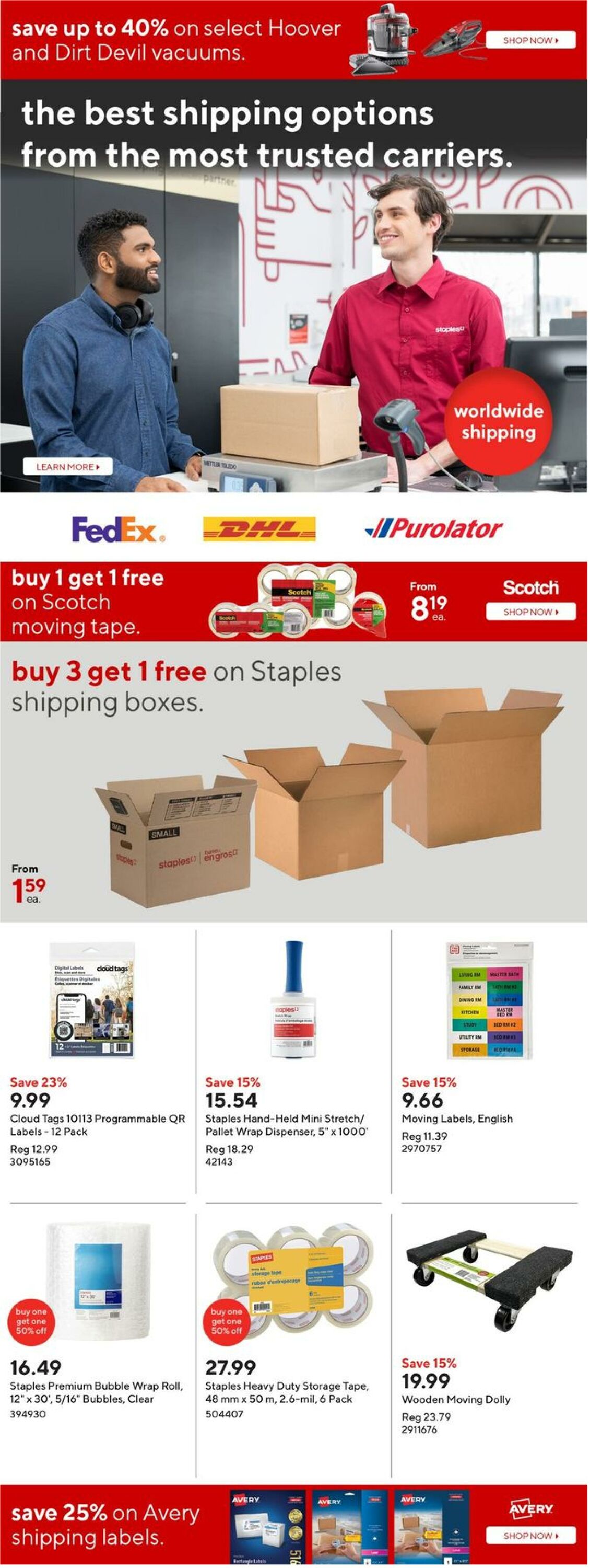 Flyer Staples 14.08.2024 - 20.08.2024