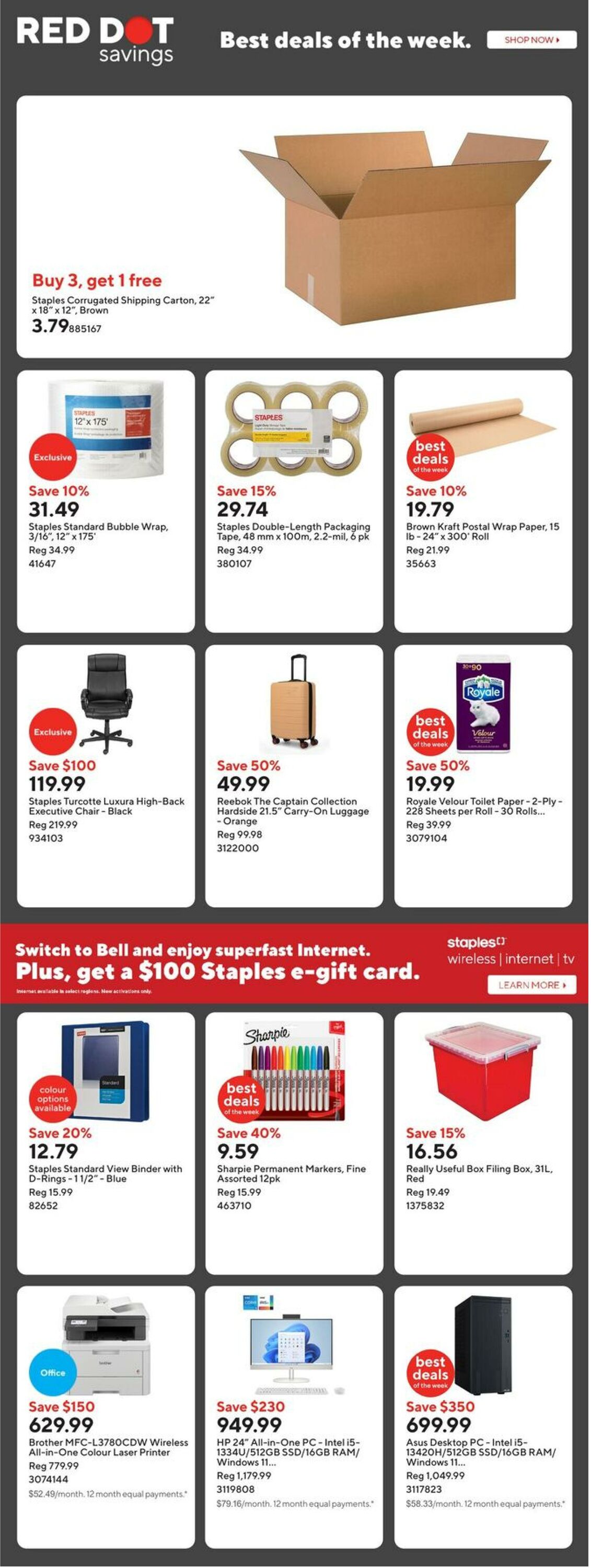Flyer Staples 07.11.2025 - 13.11.2025