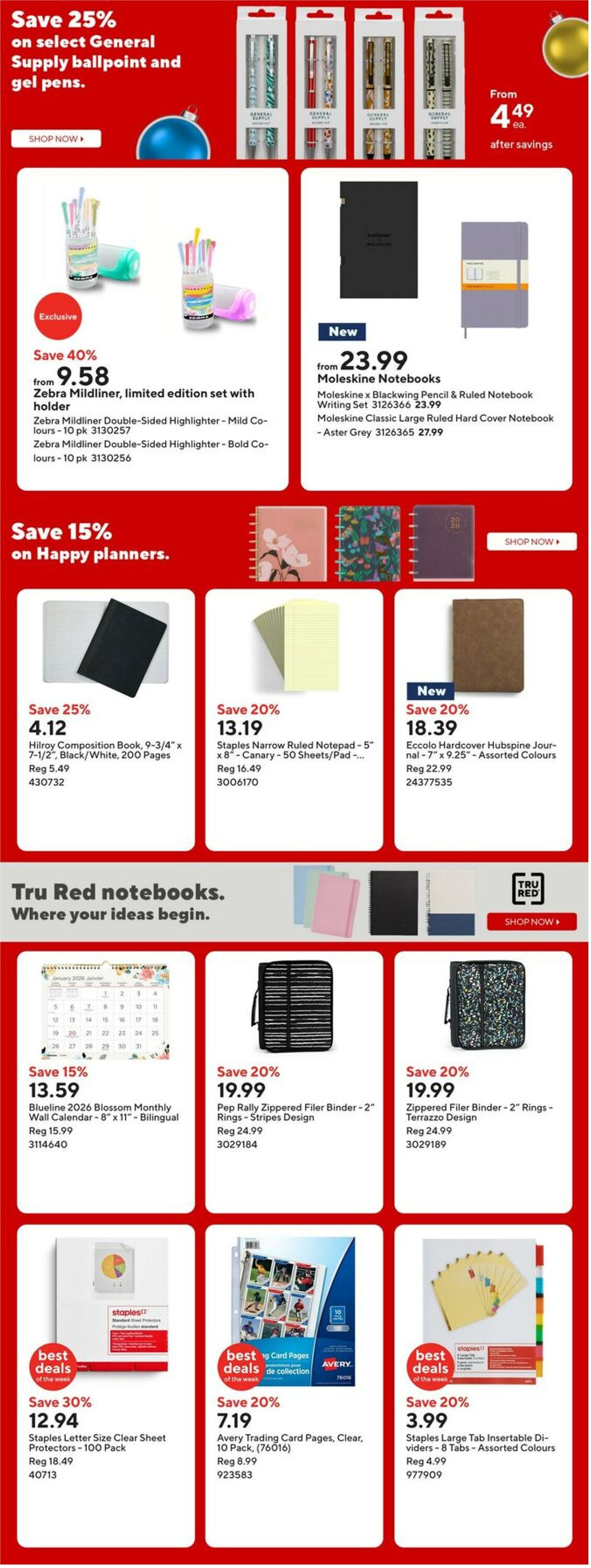 Flyer Staples 14.11.2025 - 20.11.2025