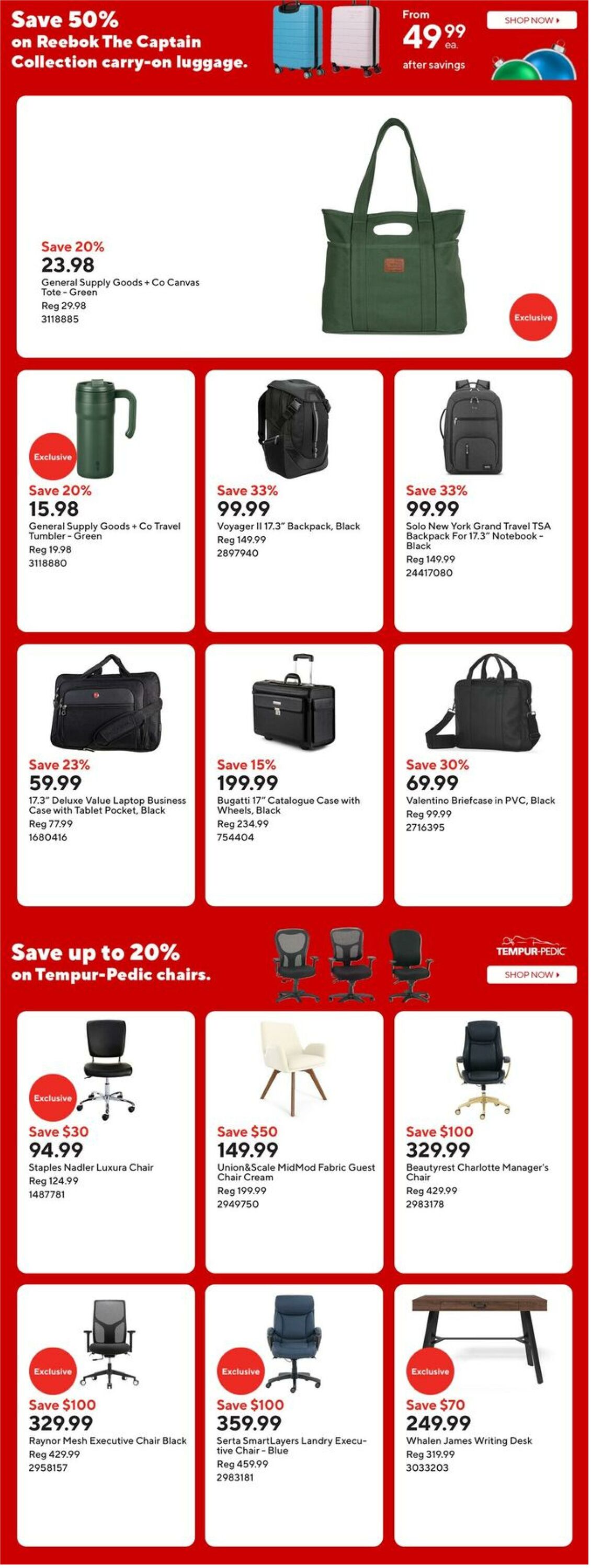 Flyer Staples 14.11.2025 - 20.11.2025