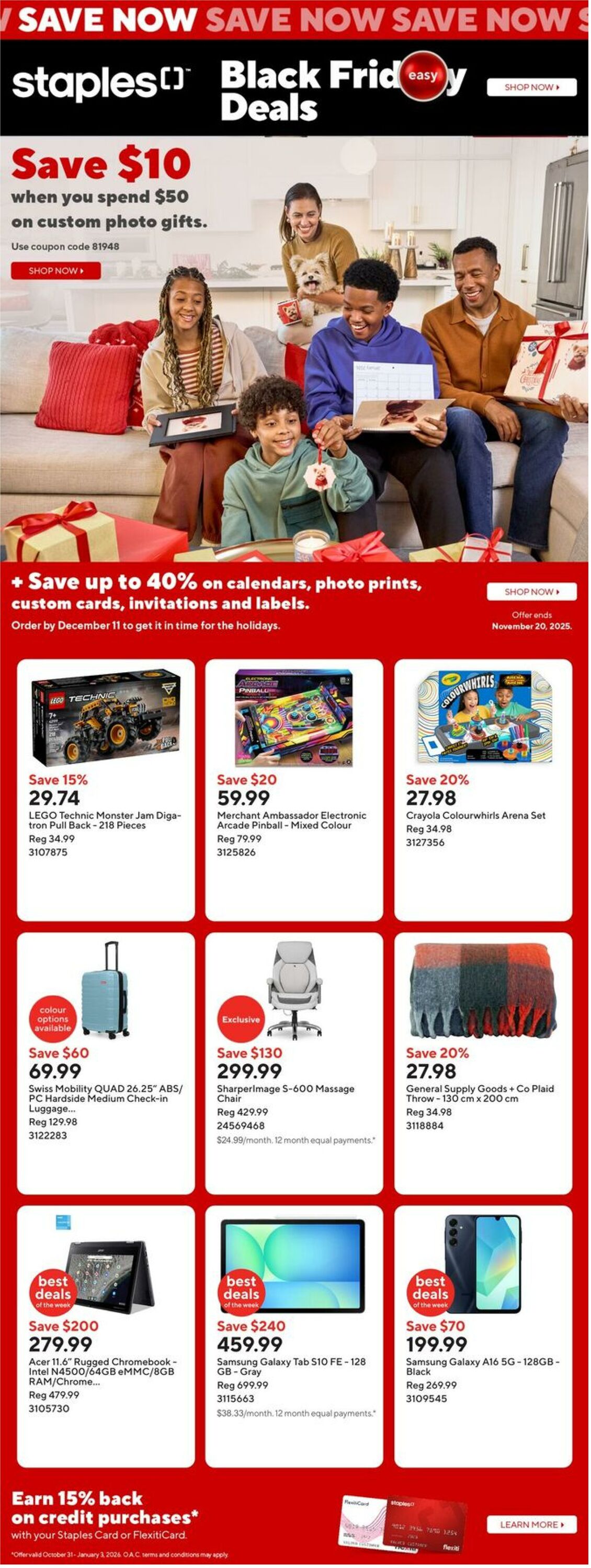 Flyer Staples 14.11.2025 - 20.11.2025
