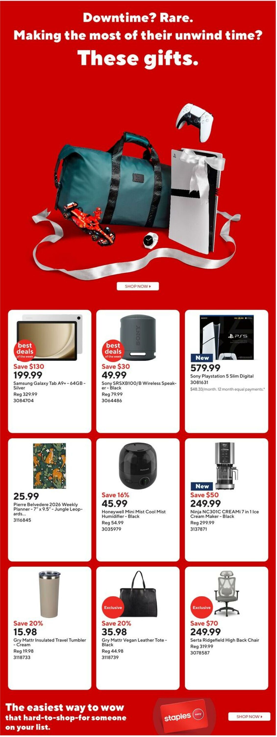 Flyer Staples 14.11.2025 - 20.11.2025