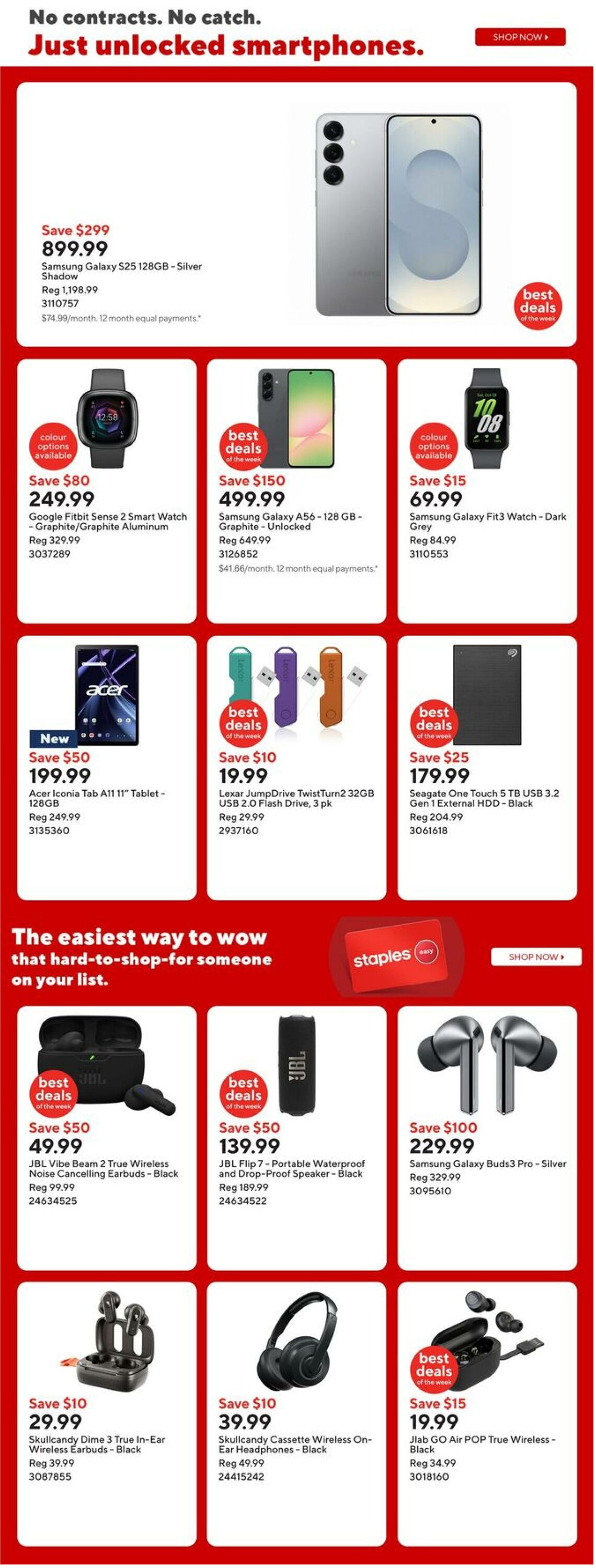 Flyer Staples 14.11.2025 - 20.11.2025