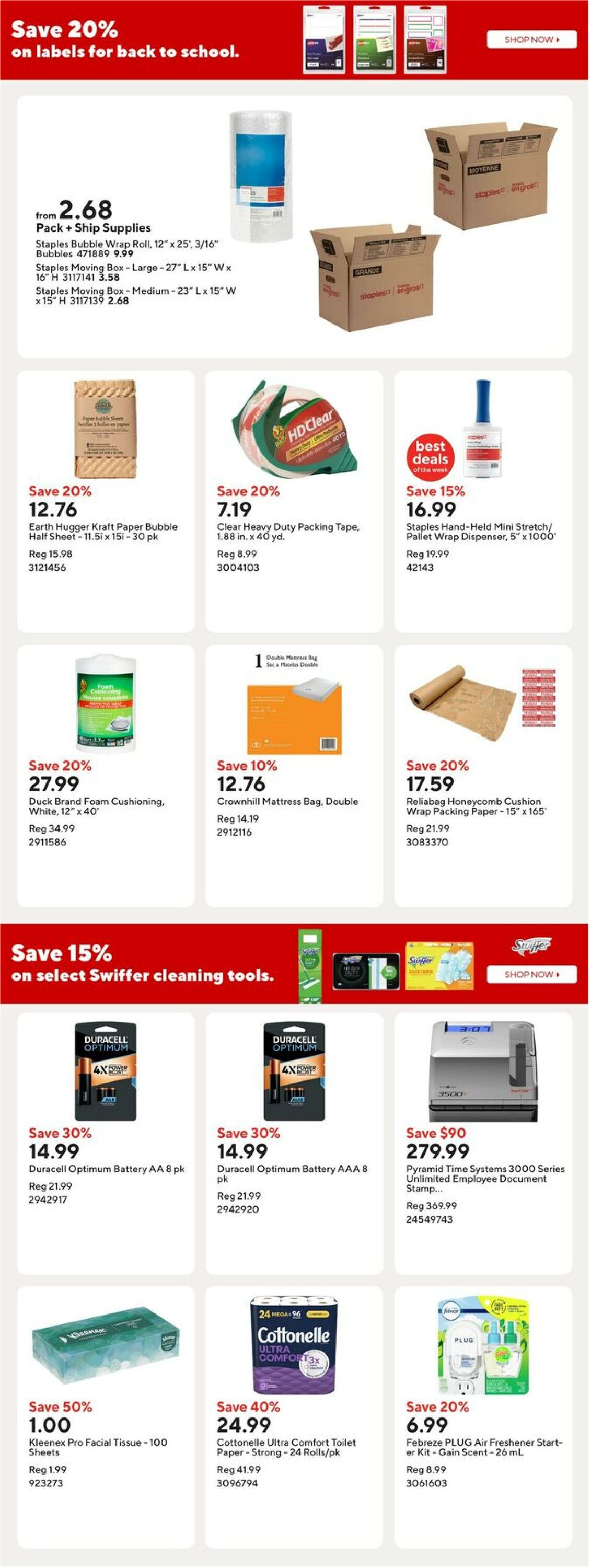 Flyer Staples 29.08.2025 - 04.09.2025
