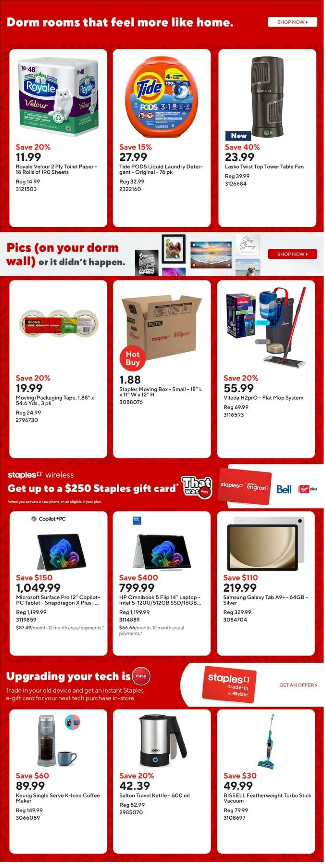 Flyer Staples 29.08.2025 - 04.09.2025