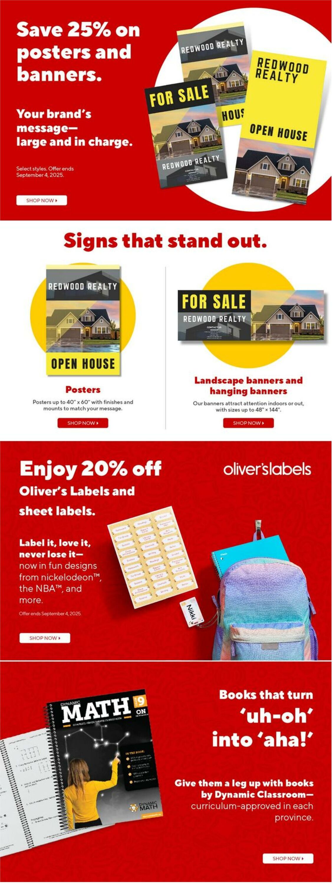 Flyer Staples 29.08.2025 - 04.09.2025