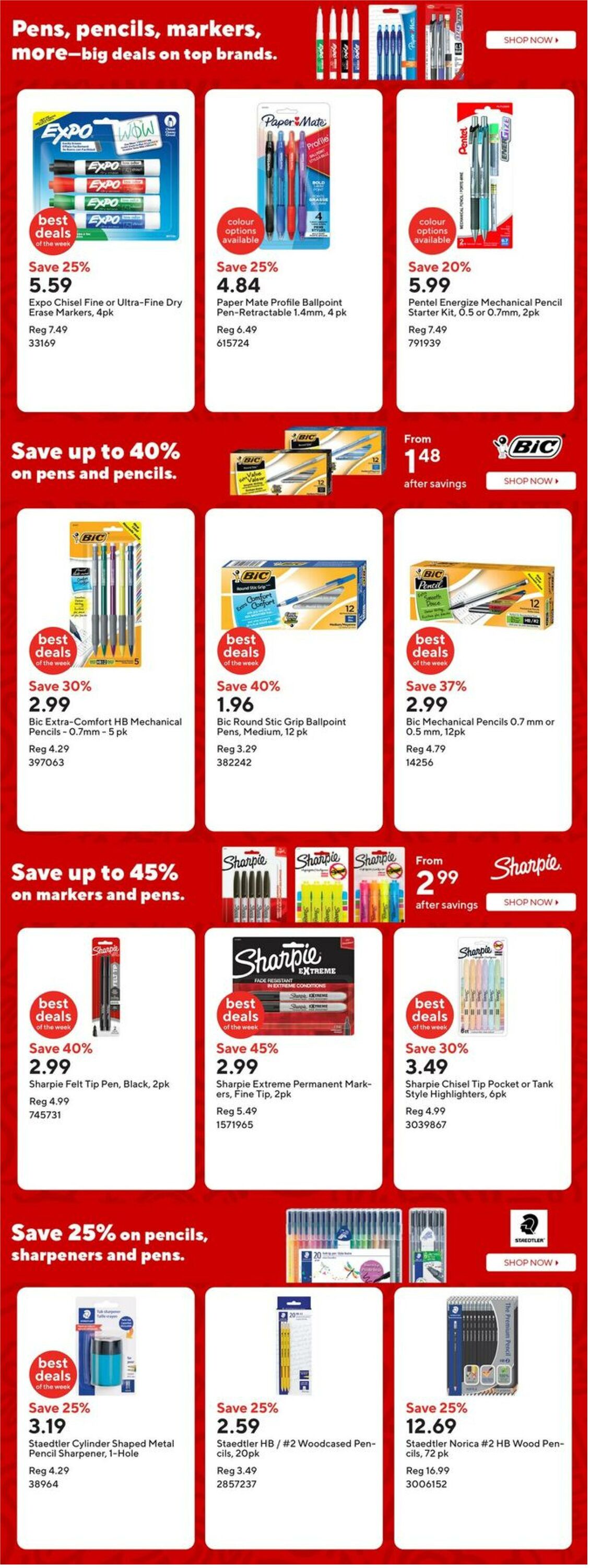 Flyer Staples 29.08.2025 - 04.09.2025