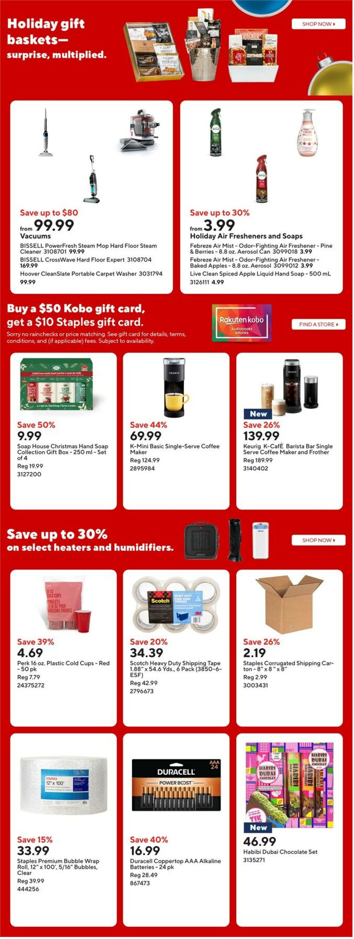 Flyer Staples 05.12.2025 - 11.12.2025