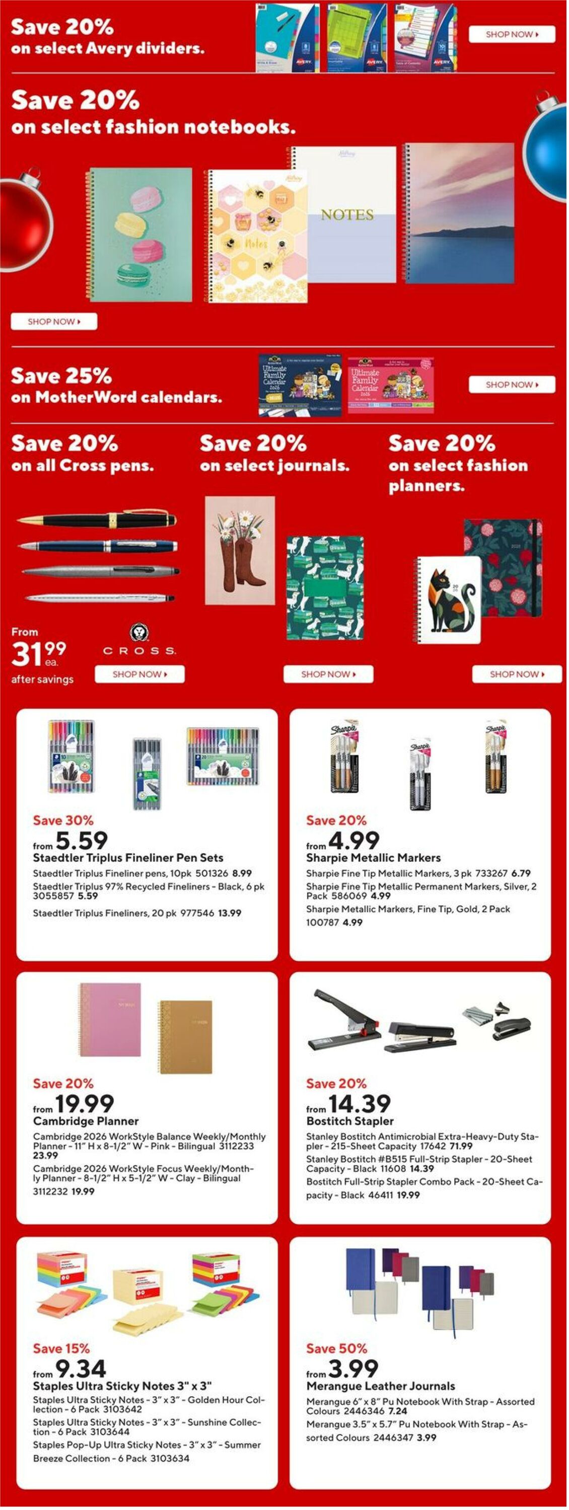 Flyer Staples 05.12.2025 - 11.12.2025