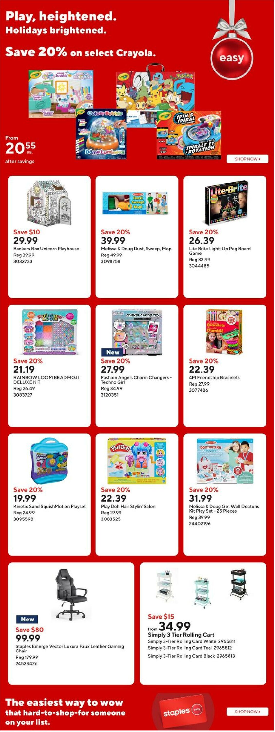 Flyer Staples 05.12.2025 - 11.12.2025