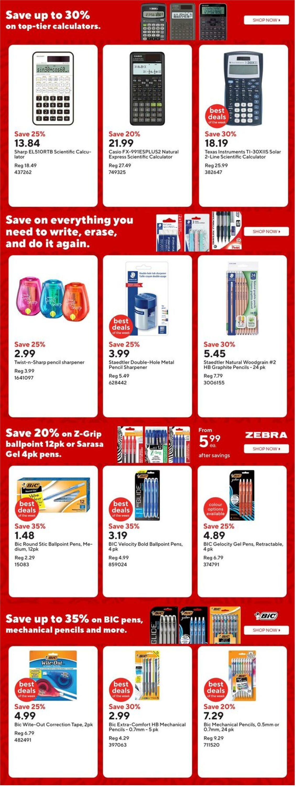 Flyer Staples 22.08.2025 - 28.08.2025