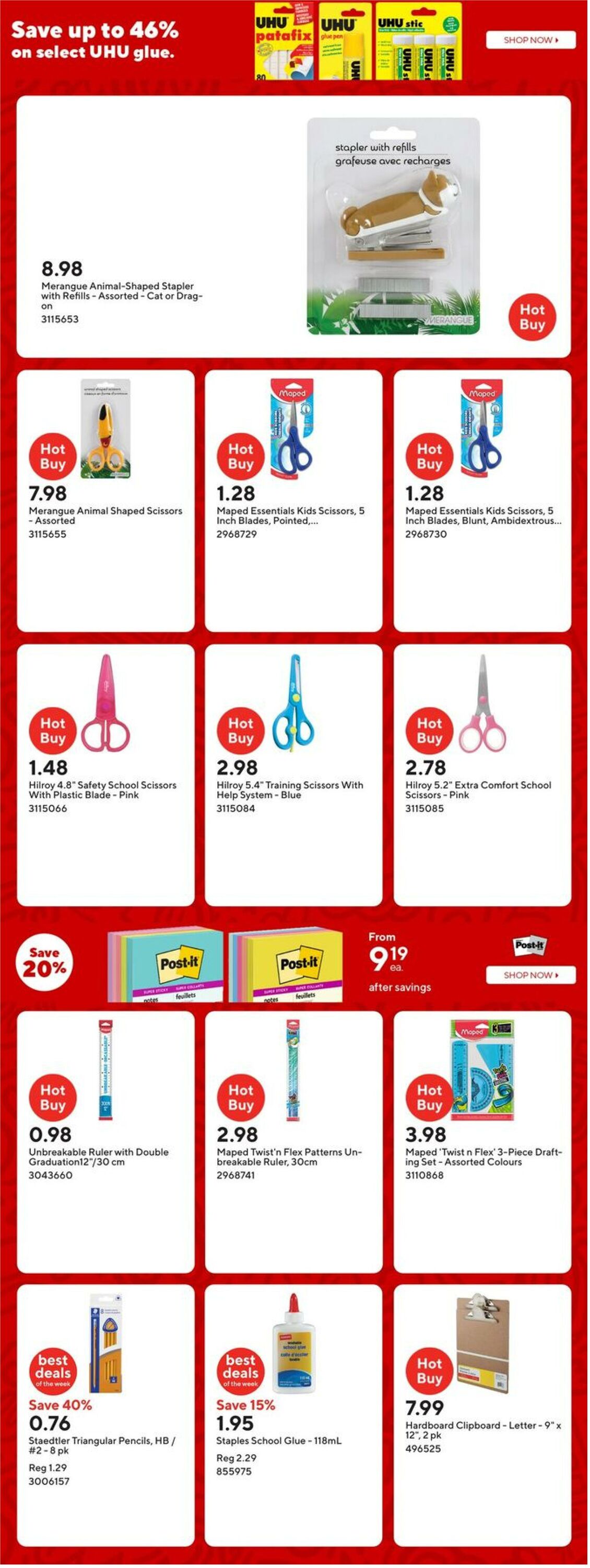 Flyer Staples 22.08.2025 - 28.08.2025