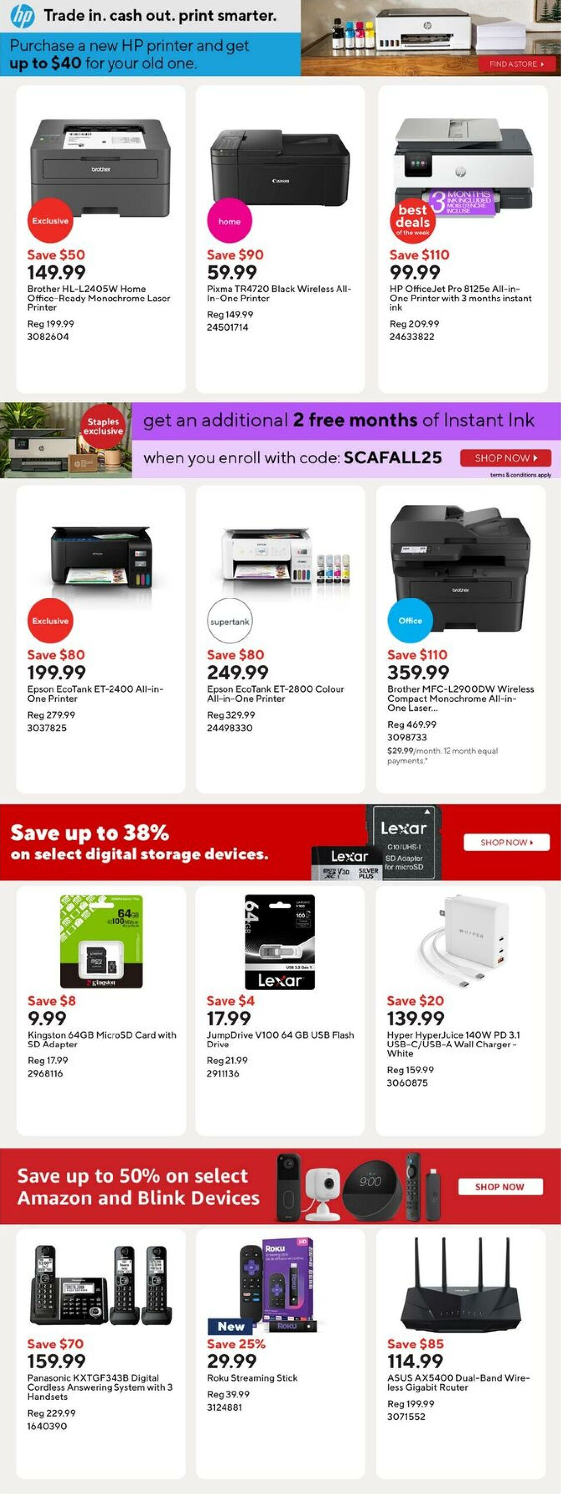 Flyer Staples 22.08.2025 - 28.08.2025