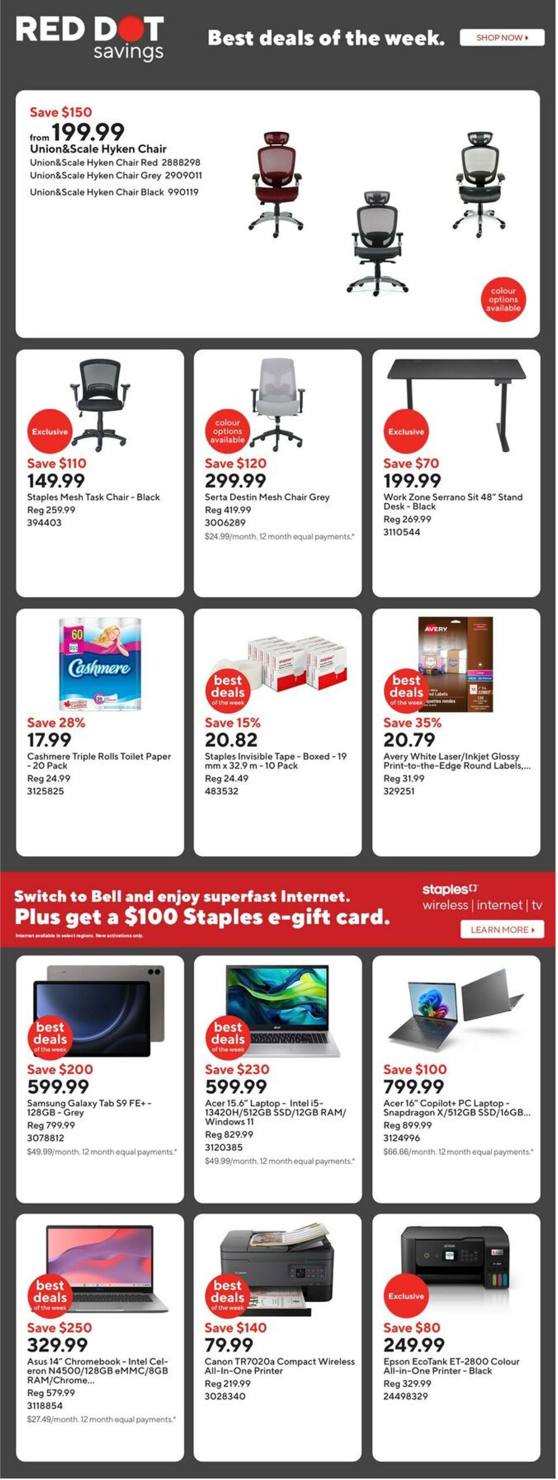 Flyer Staples 24.10.2025 - 30.10.2025