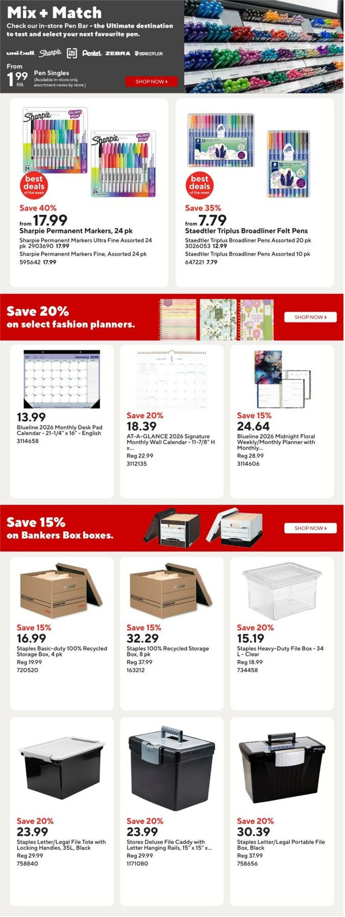 Flyer Staples 24.10.2025 - 30.10.2025