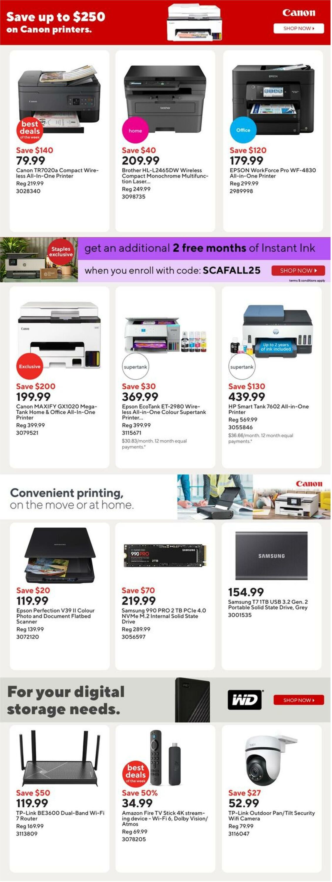 Flyer Staples 26.09.2025 - 02.10.2025