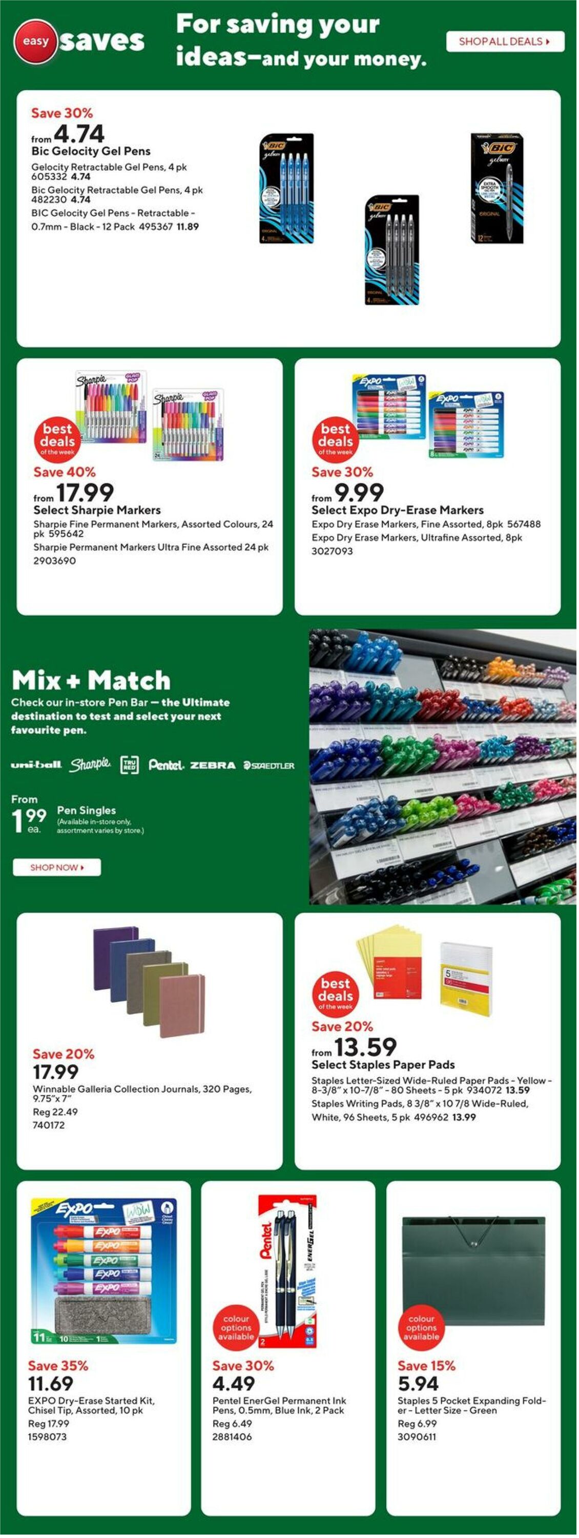 Flyer Staples 26.09.2025 - 02.10.2025