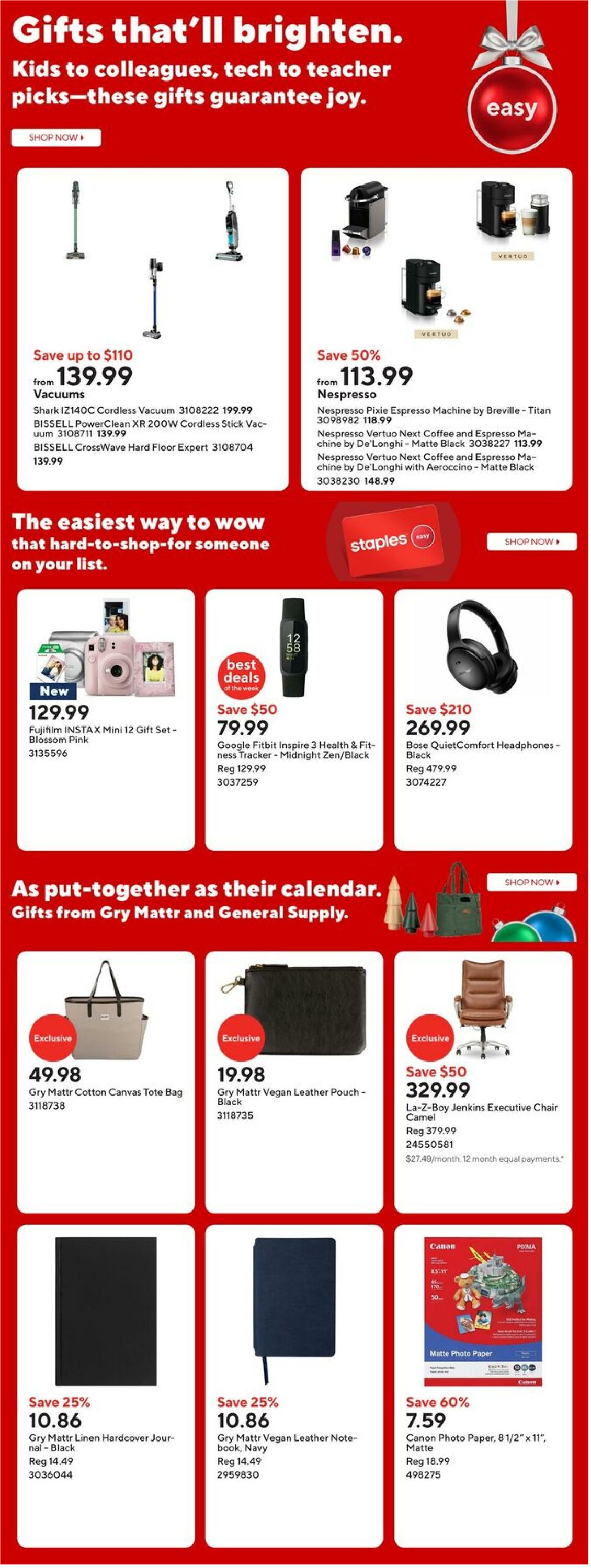 Flyer Staples 21.11.2025 - 27.11.2025
