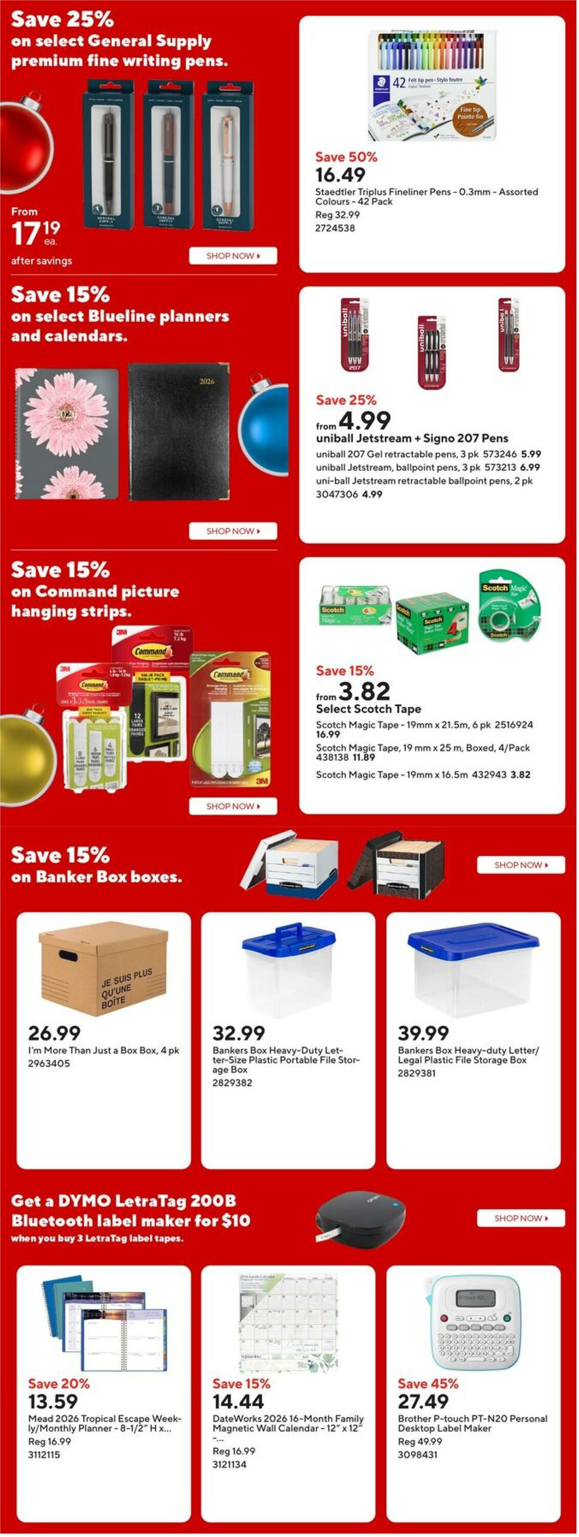 Flyer Staples 21.11.2025 - 27.11.2025