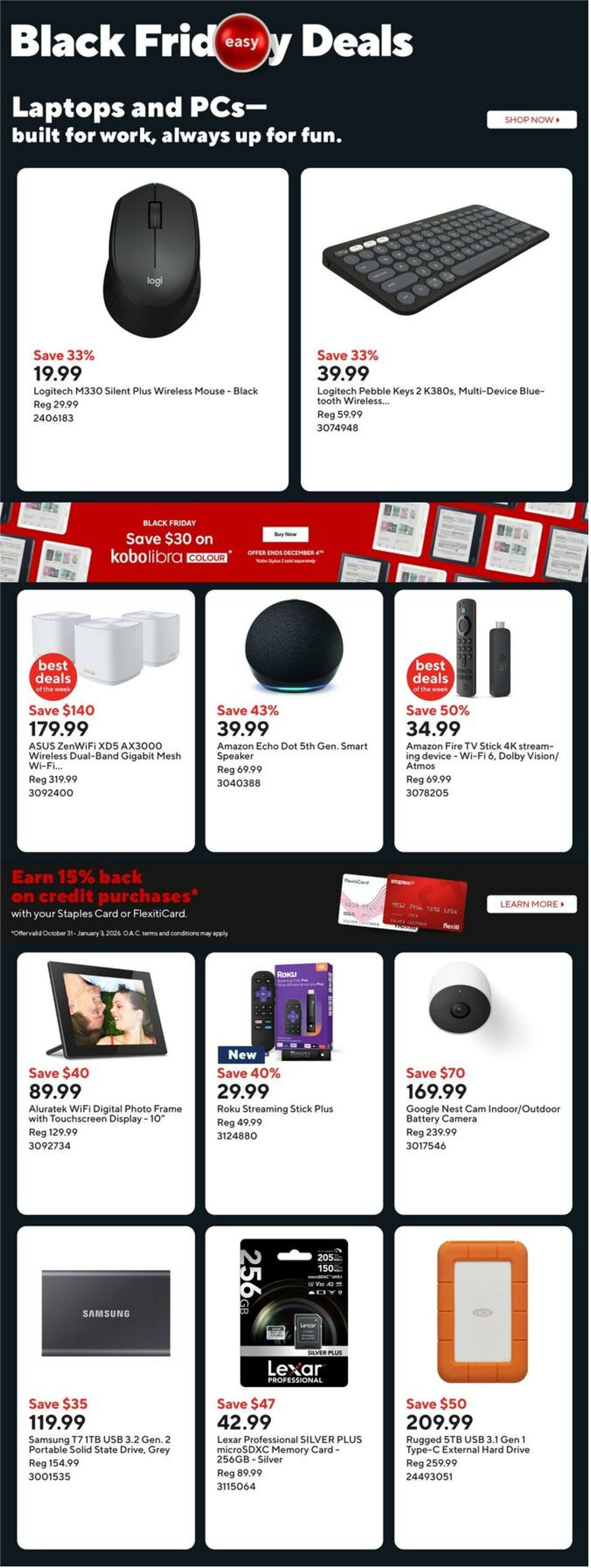 Flyer Staples 21.11.2025 - 27.11.2025