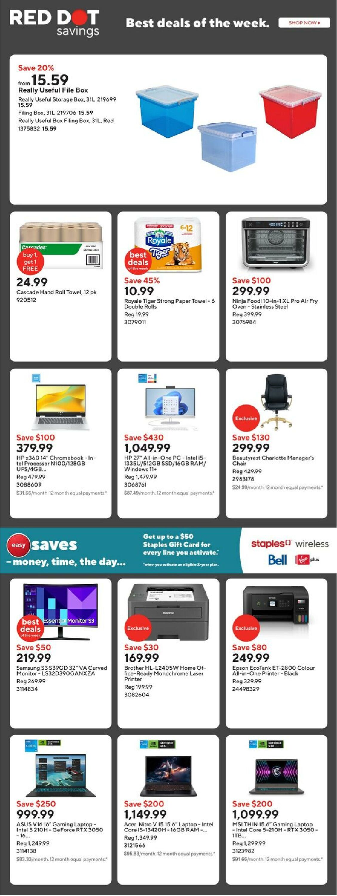 Flyer Staples 17.10.2025 - 23.10.2025