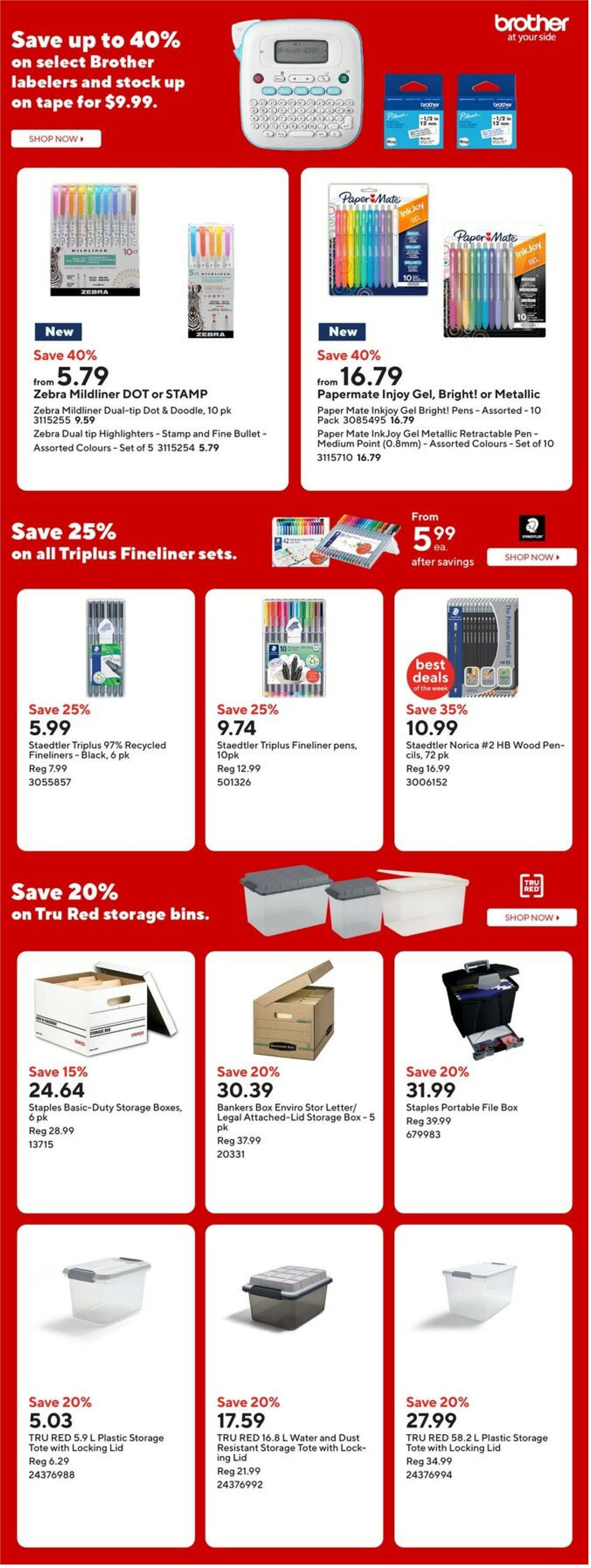 Flyer Staples 17.10.2025 - 23.10.2025