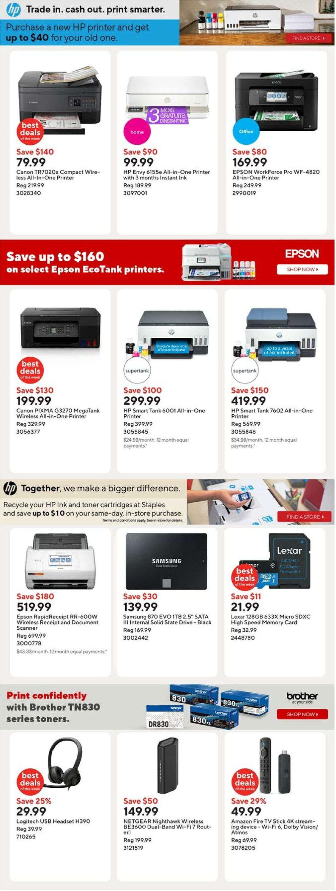 Flyer Staples 17.10.2025 - 23.10.2025