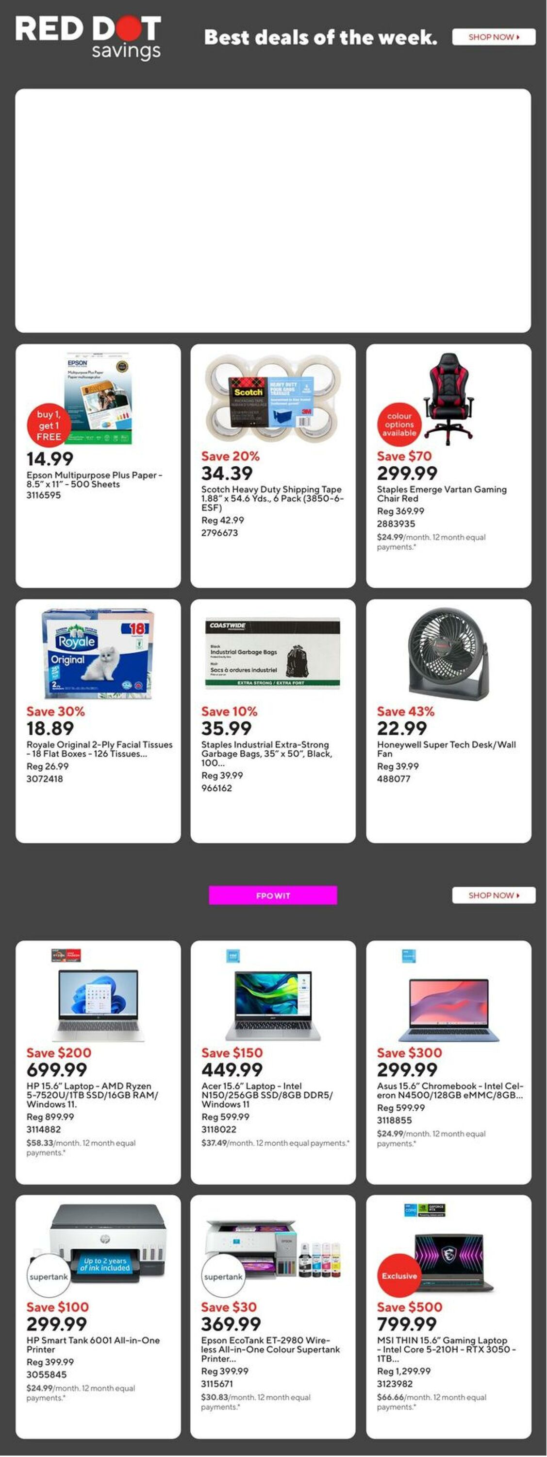 Flyer Staples 03.10.2025 - 09.10.2025