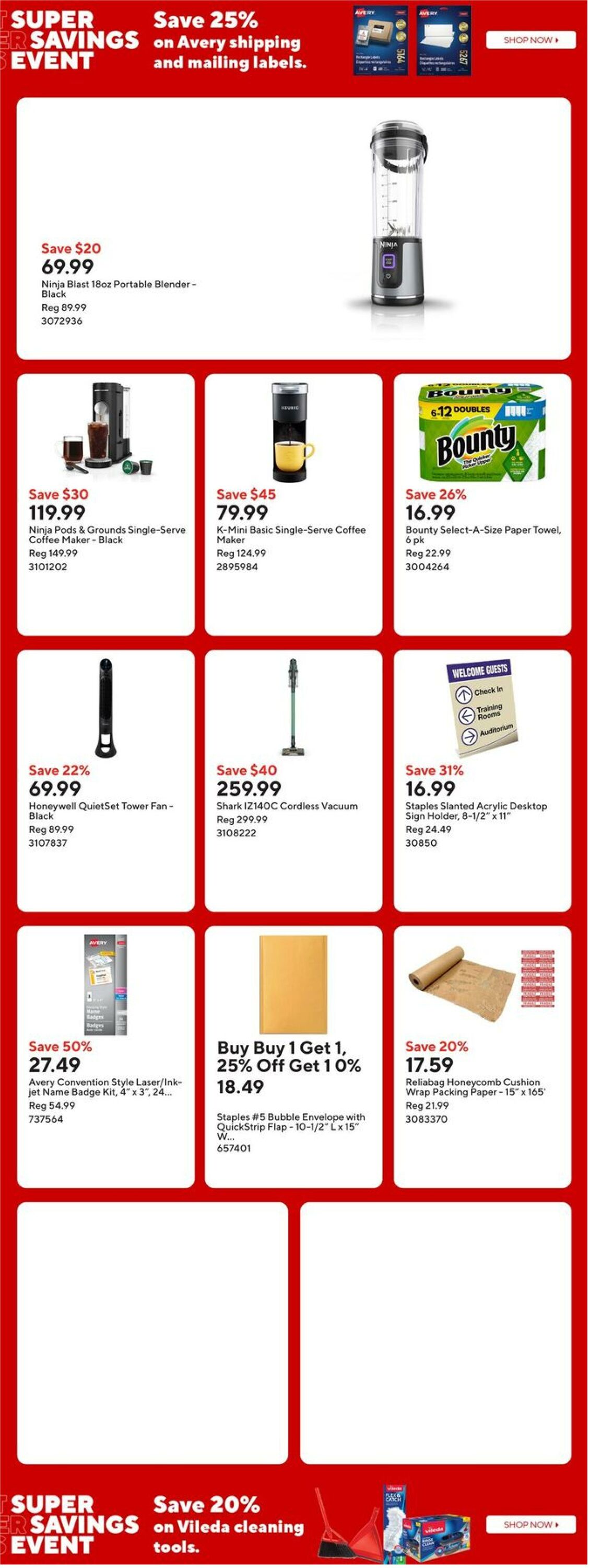 Flyer Staples 03.10.2025 - 09.10.2025