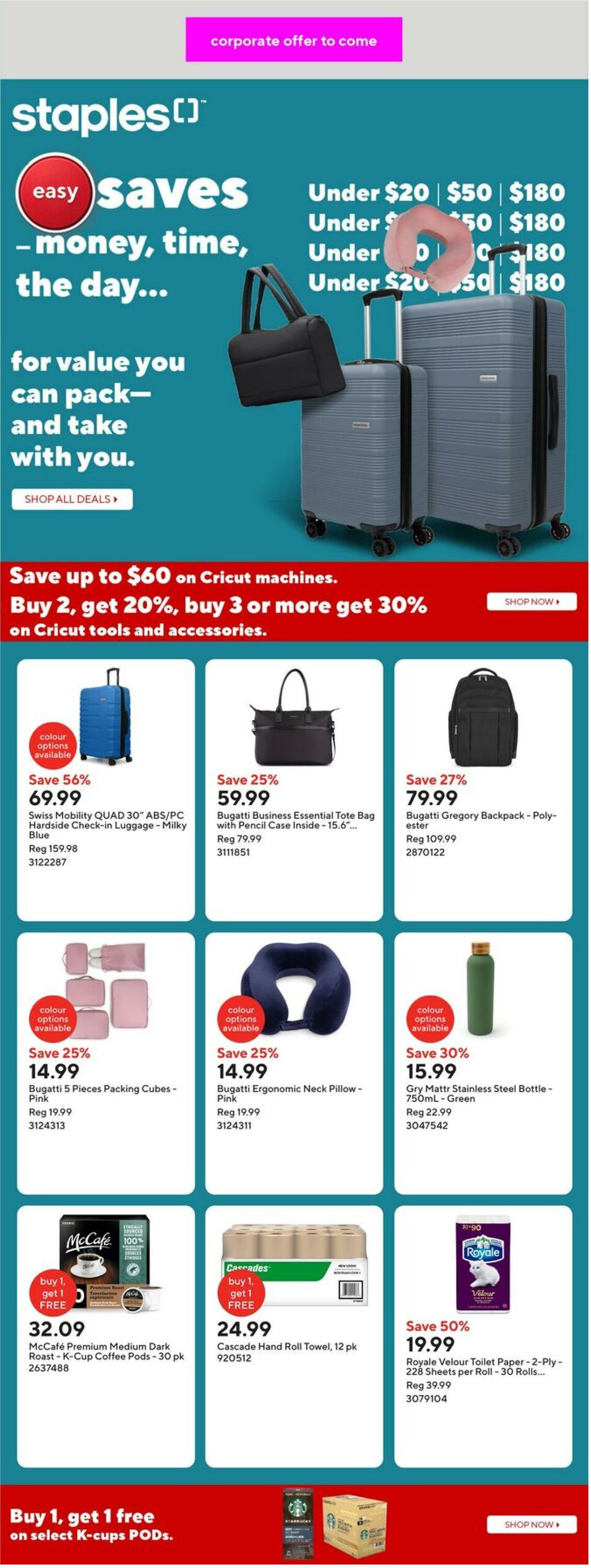 Flyer Staples 03.10.2025 - 09.10.2025