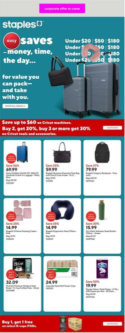 Flyer Staples 03.10.2025 - 09.10.2025