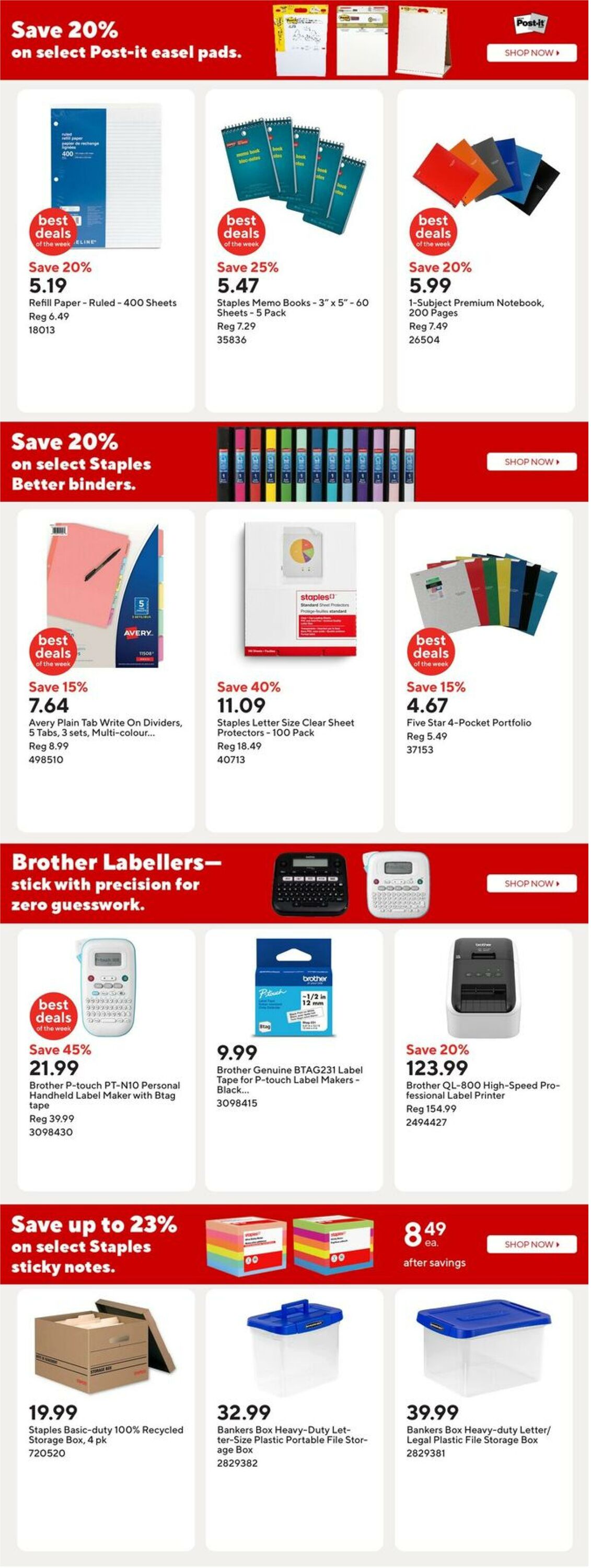 Flyer Staples 19.09.2025 - 25.09.2025