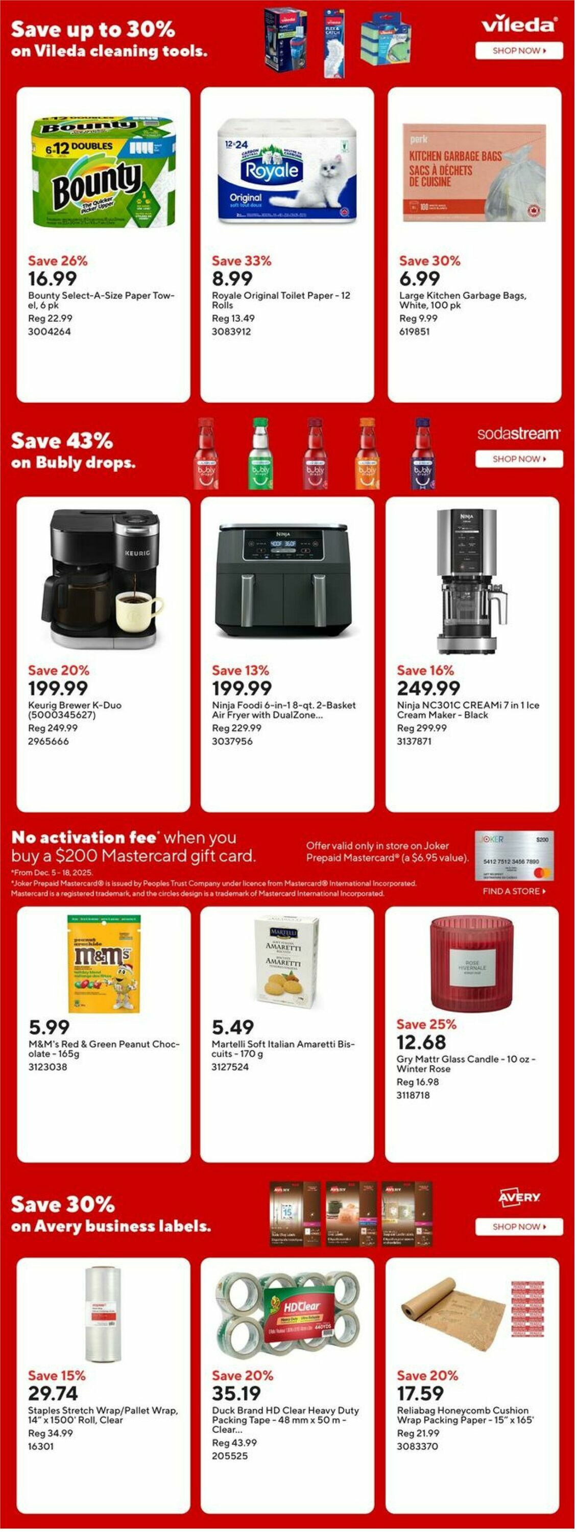Flyer Staples 05.12.2025 - 11.12.2025