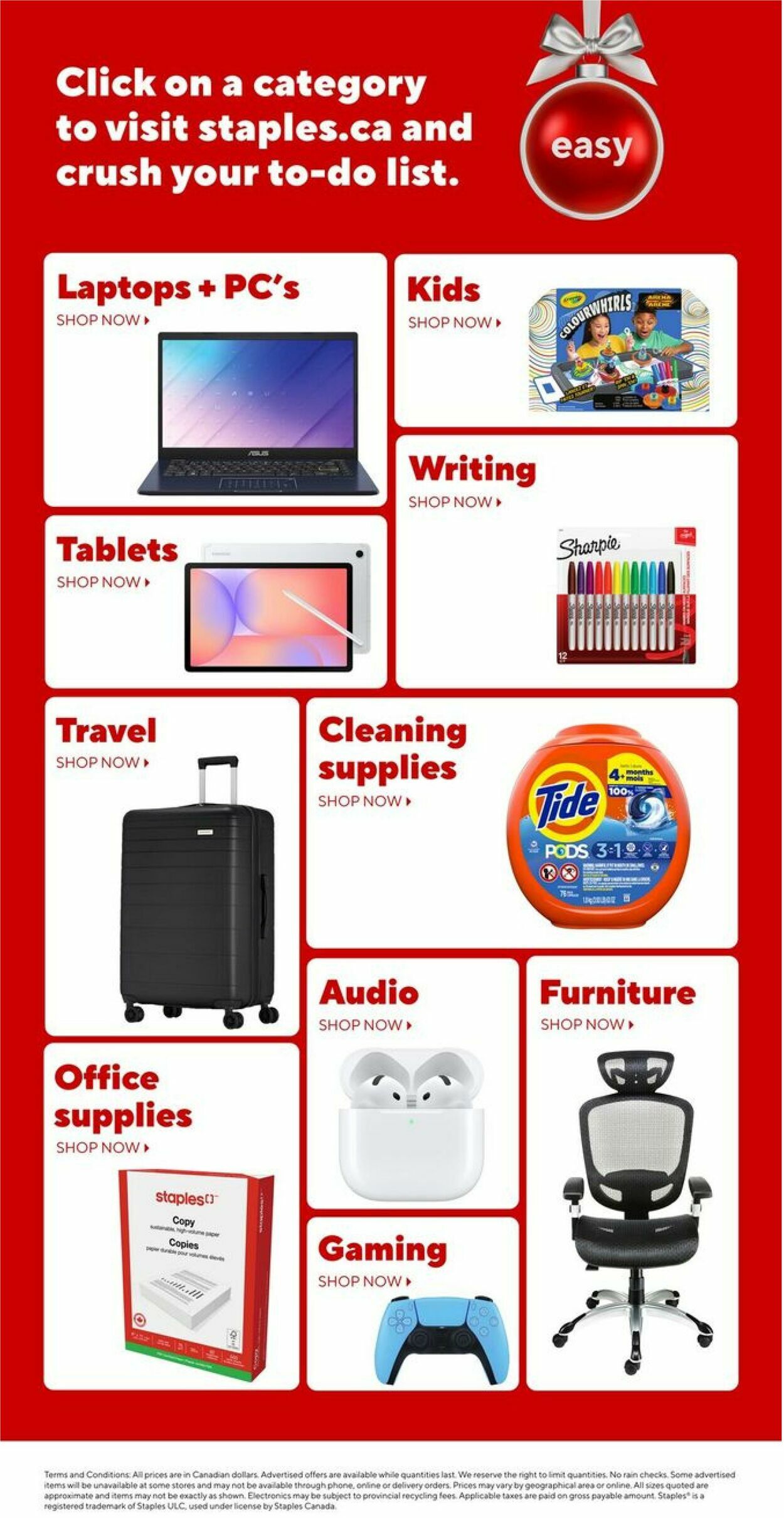 Flyer Staples 05.12.2025 - 11.12.2025