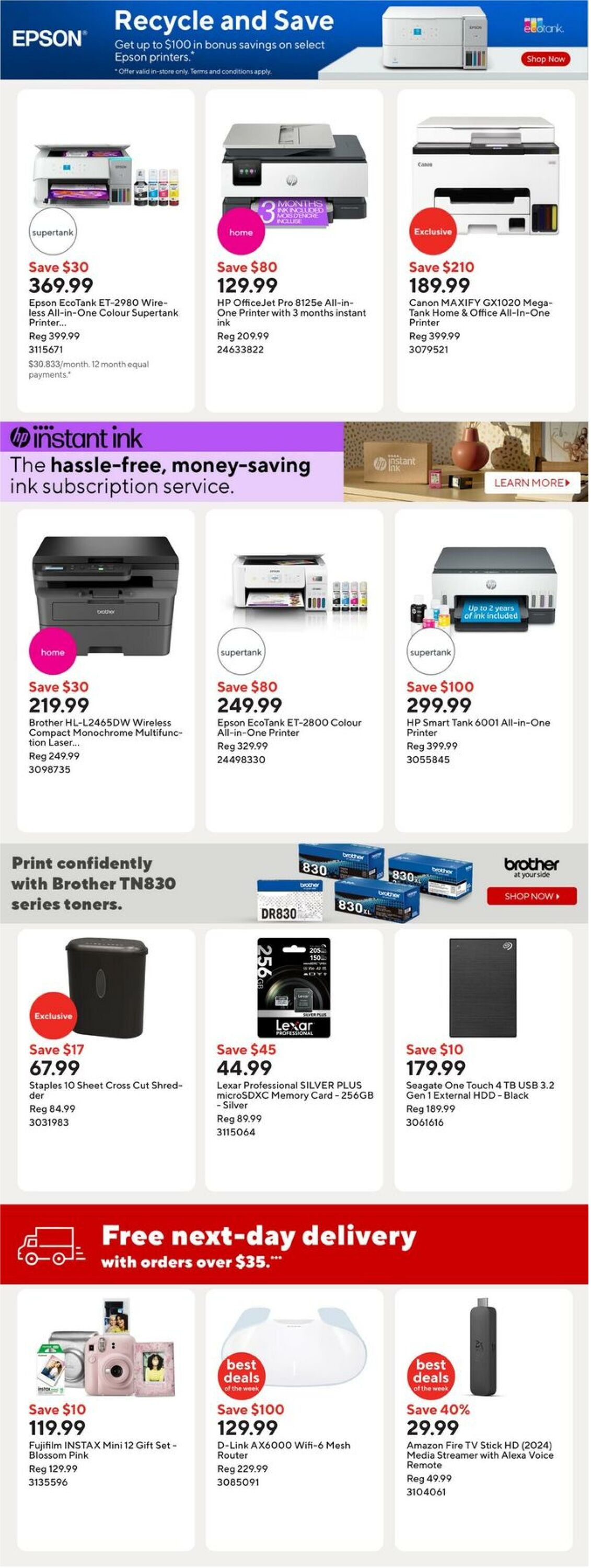 Flyer Staples 31.10.2025 - 06.11.2025