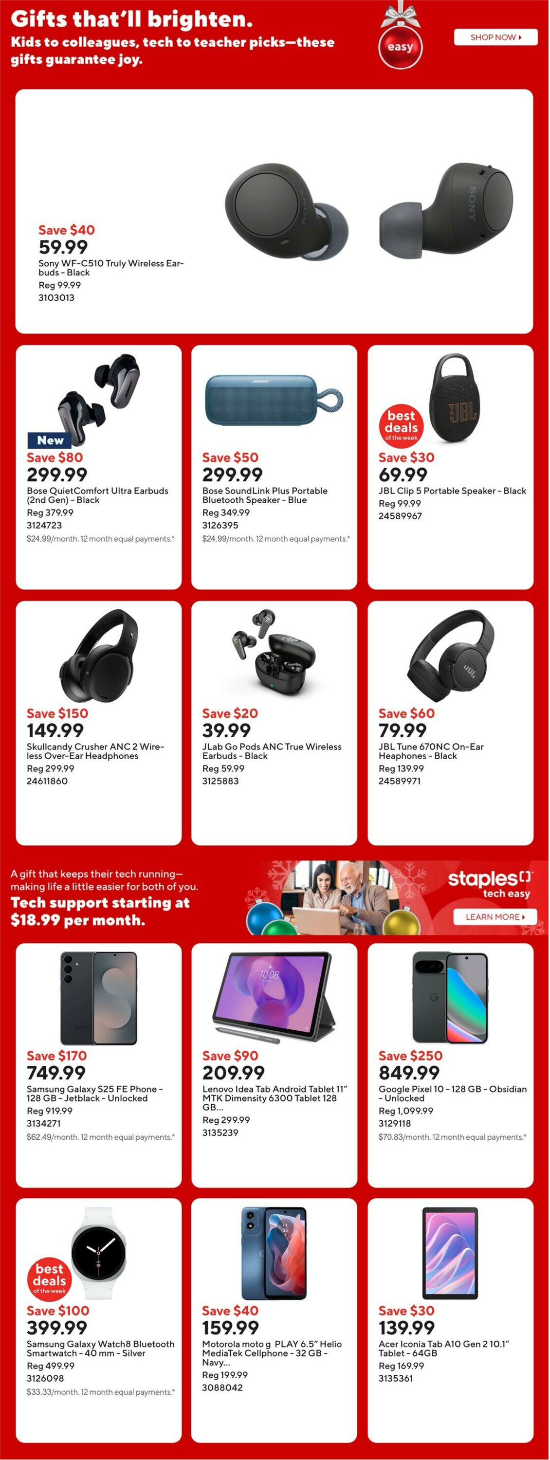 Flyer Staples 12.12.2025 - 18.12.2025