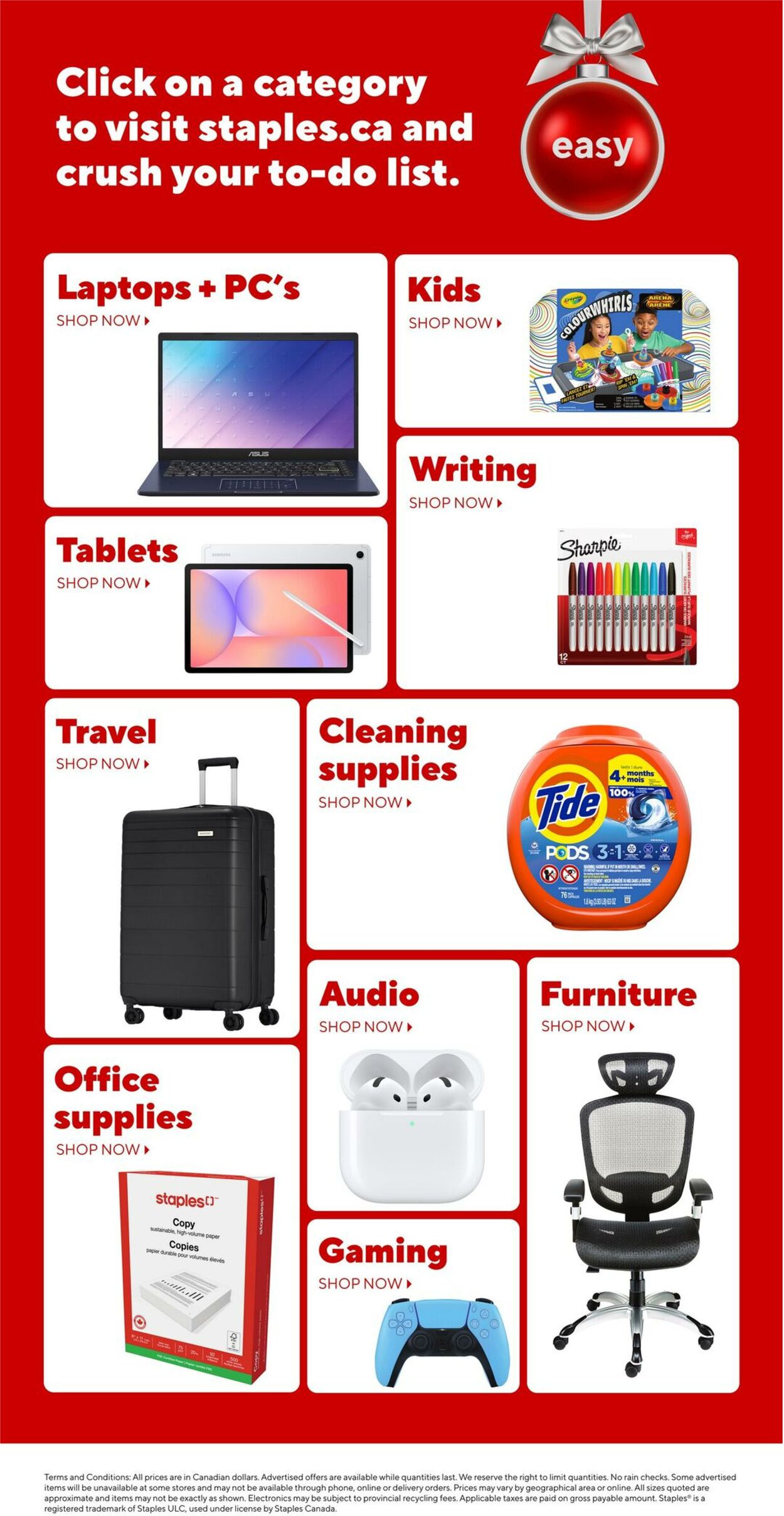 Flyer Staples 12.12.2025 - 18.12.2025