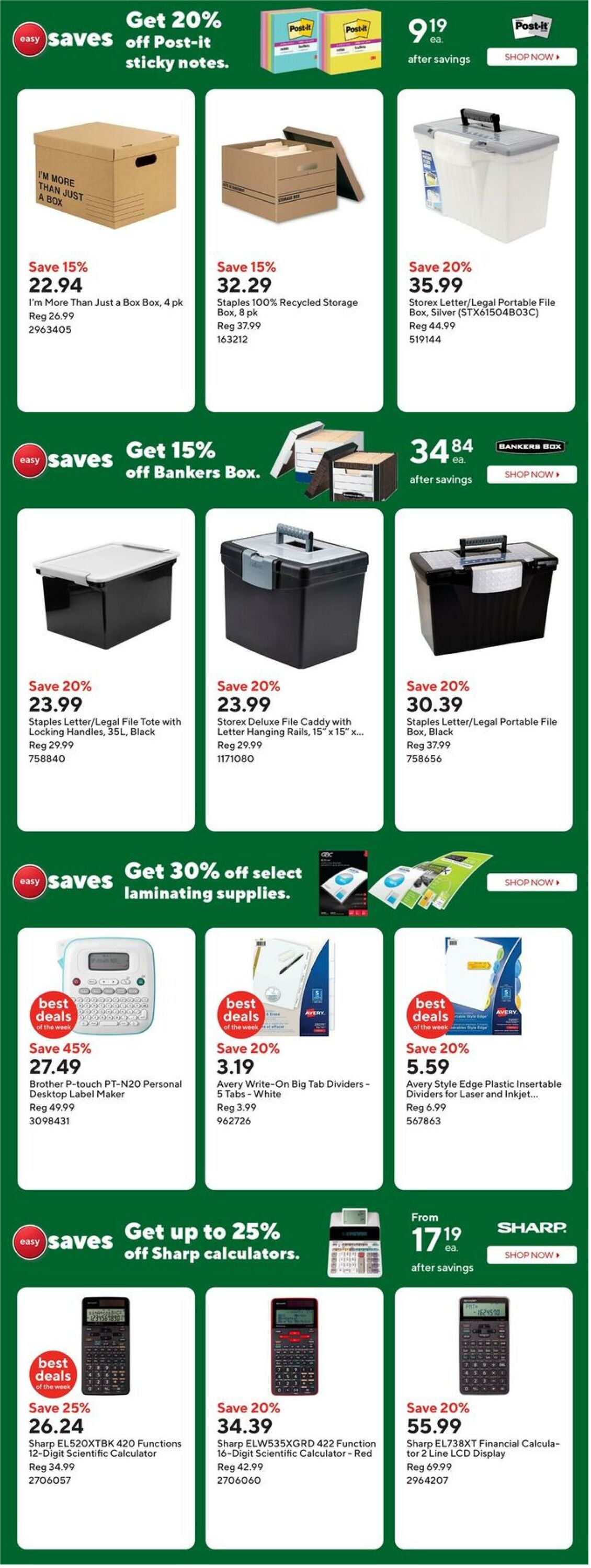 Flyer Staples 26.09.2025 - 02.10.2025