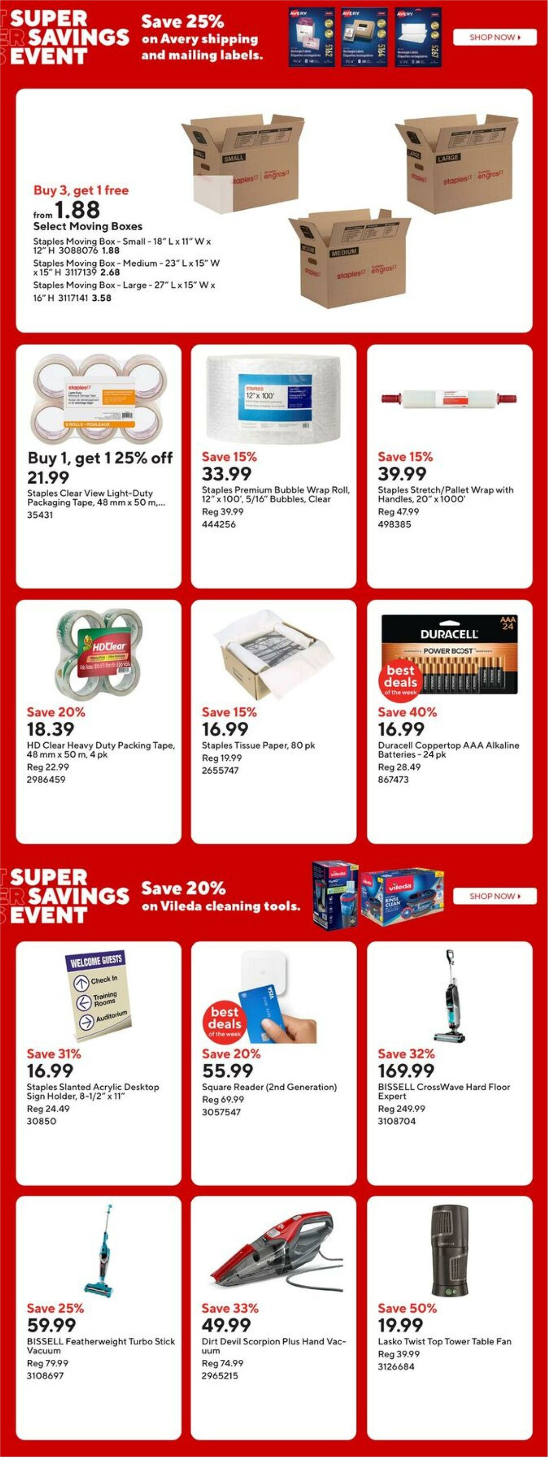 Flyer Staples 26.09.2025 - 02.10.2025