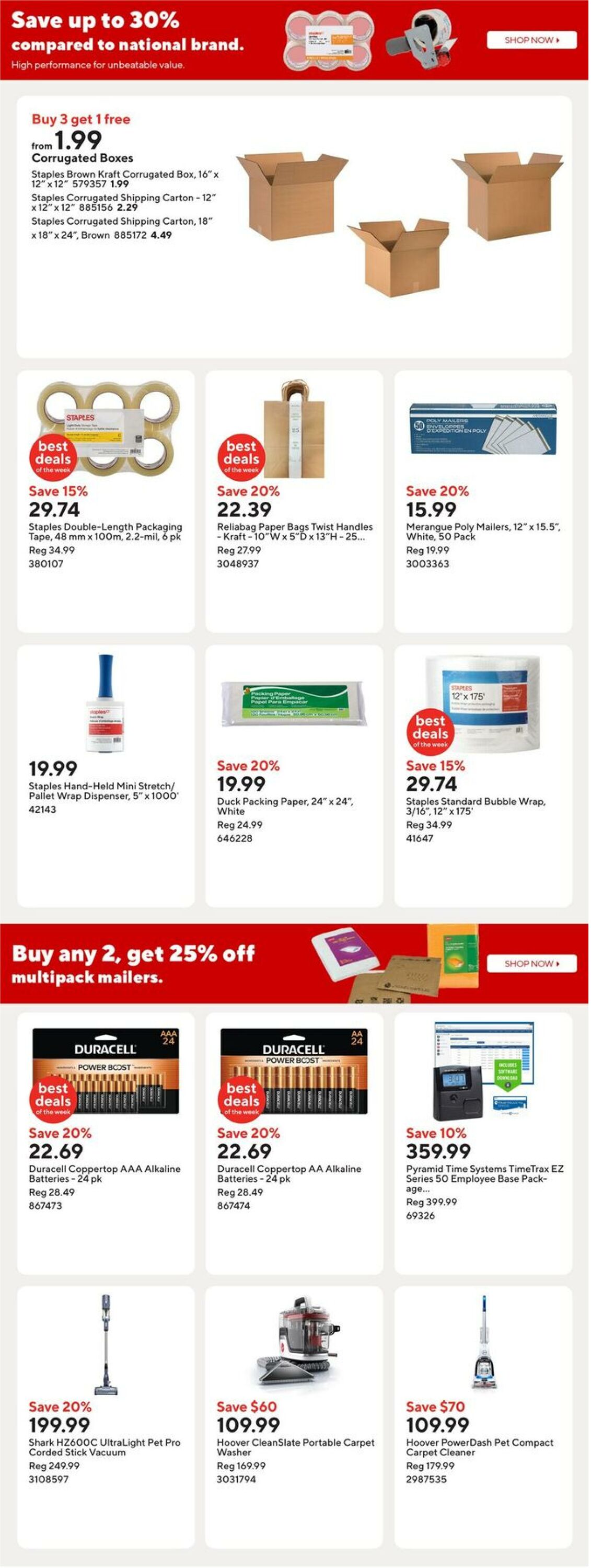 Flyer Staples 19.09.2025 - 25.09.2025