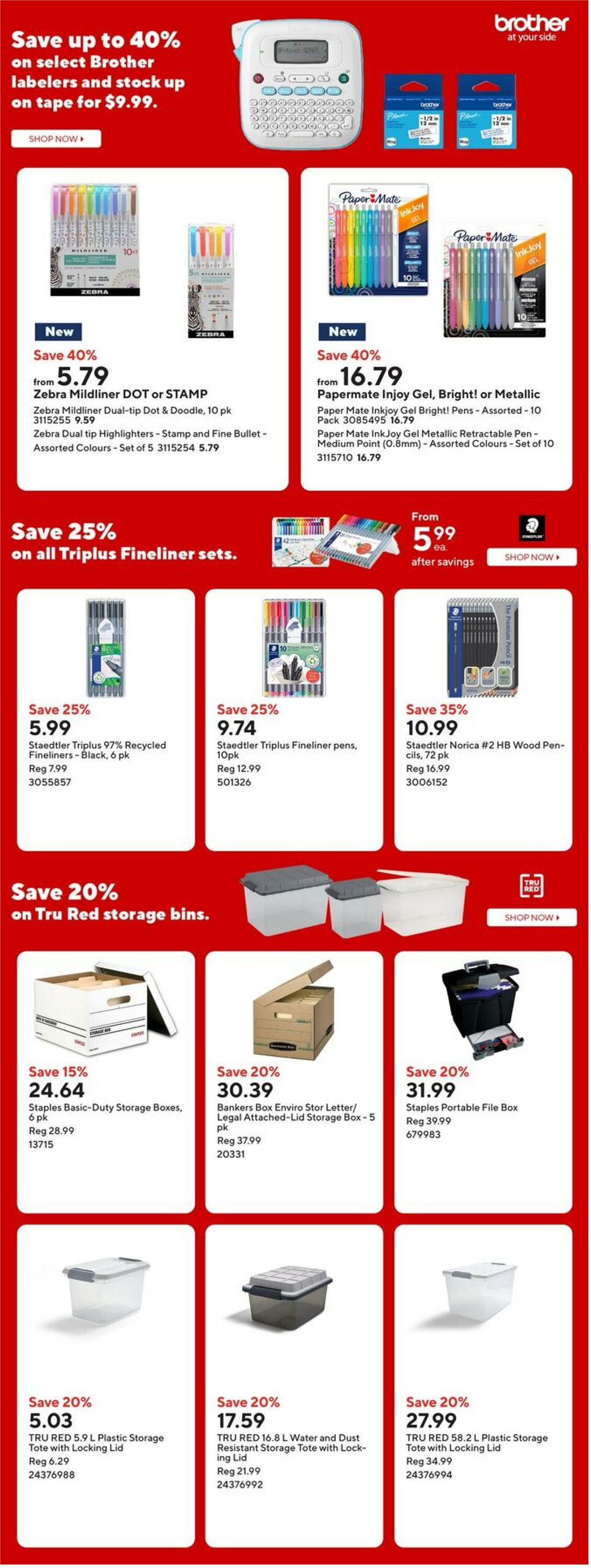 Flyer Staples 10.10.2025 - 16.10.2025