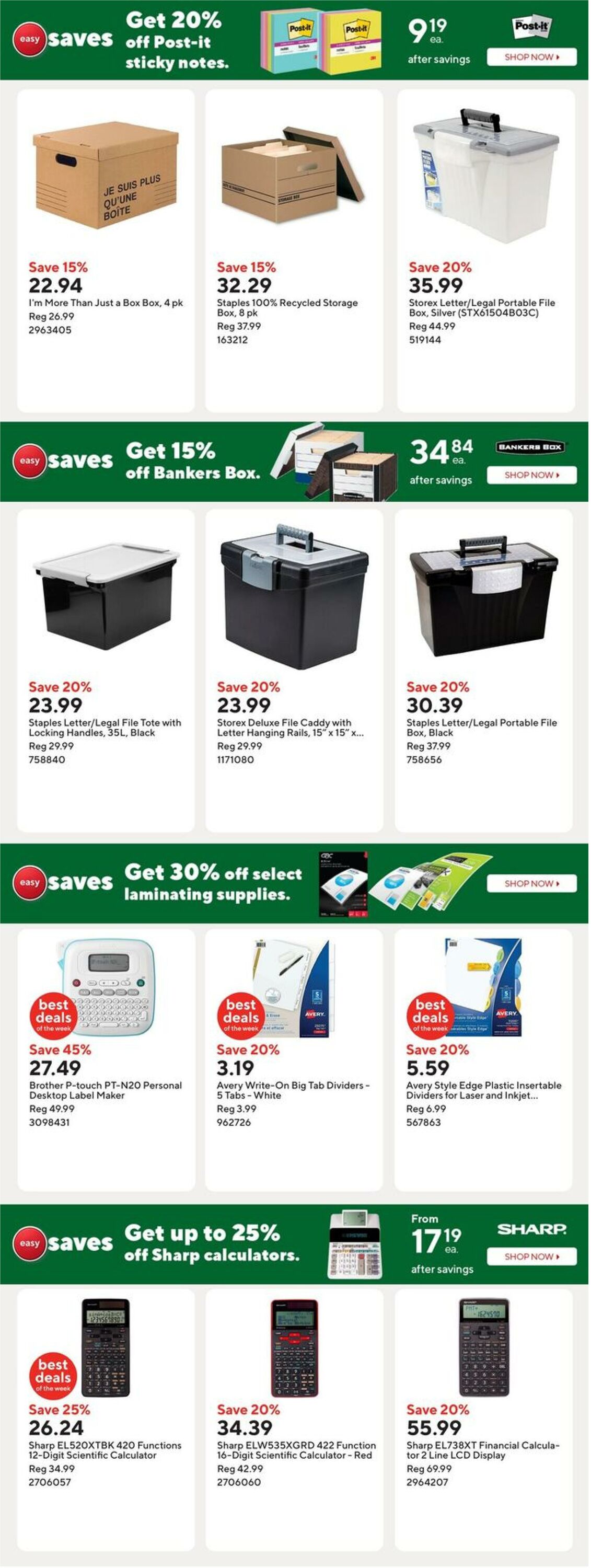 Flyer Staples 03.10.2025 - 09.10.2025