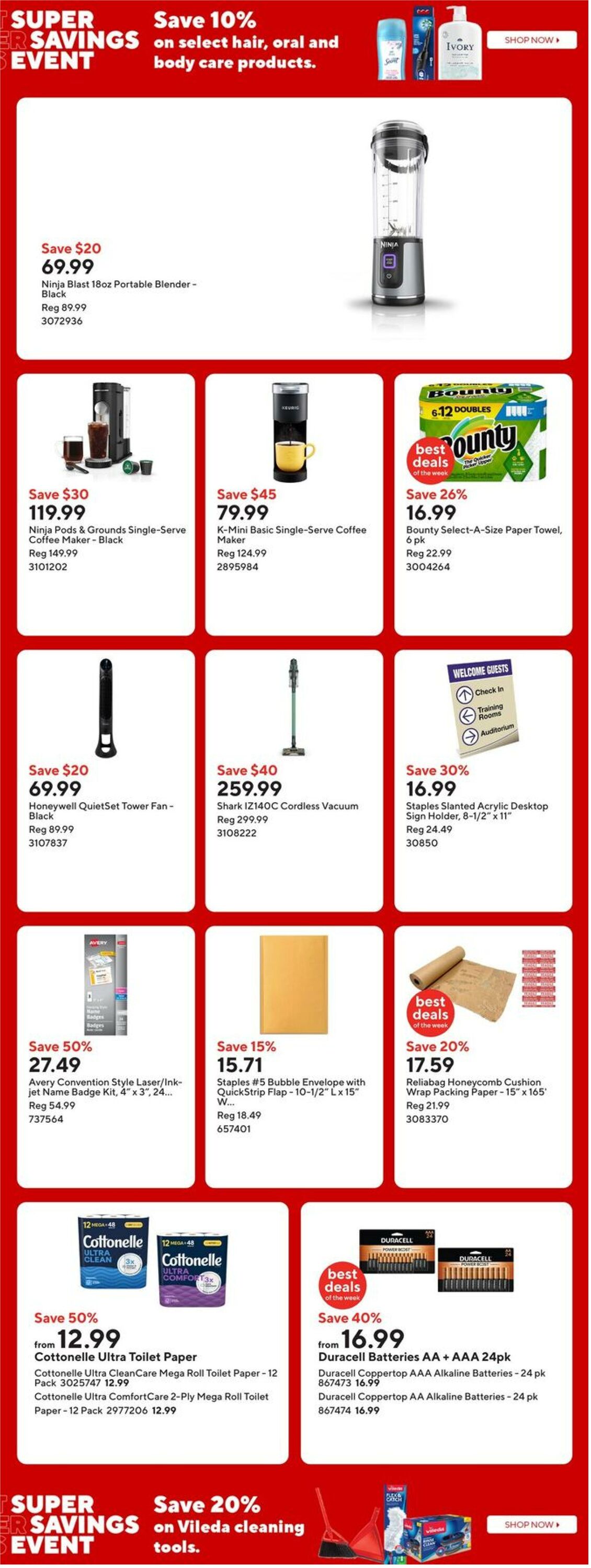 Flyer Staples 03.10.2025 - 09.10.2025