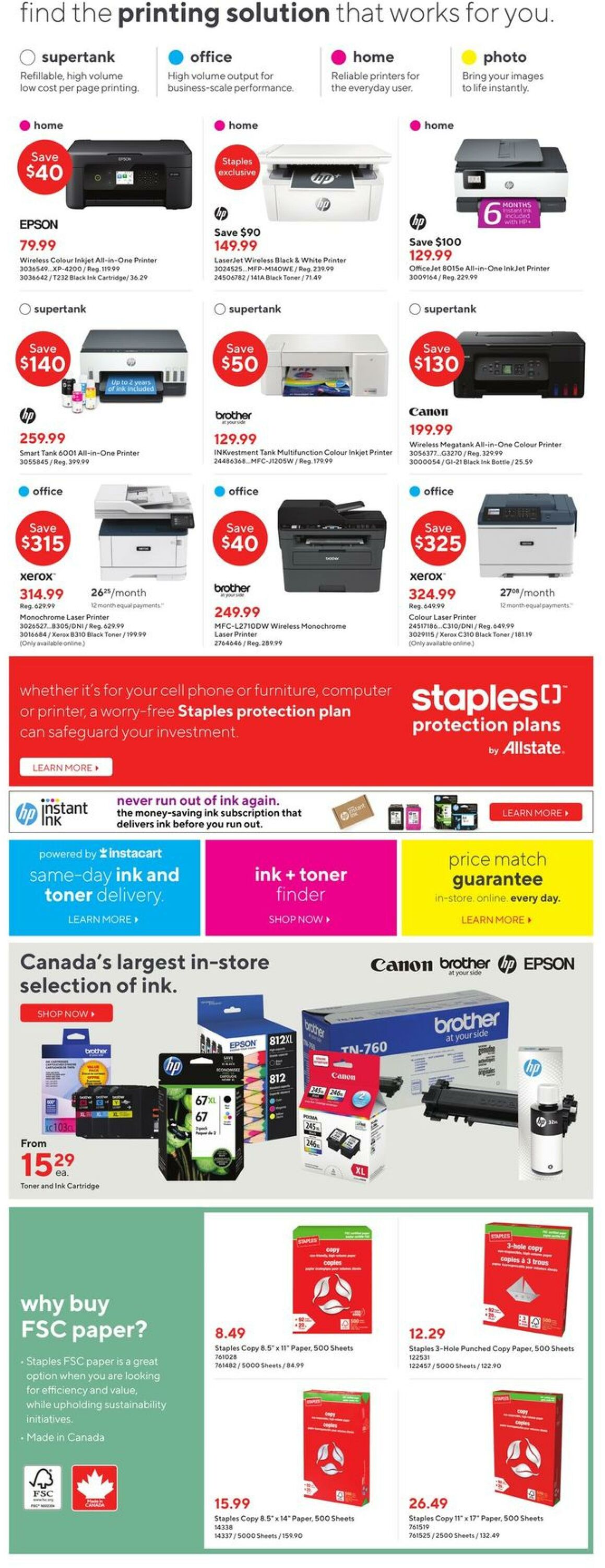 Flyer Staples 13.09.2023 - 19.09.2023